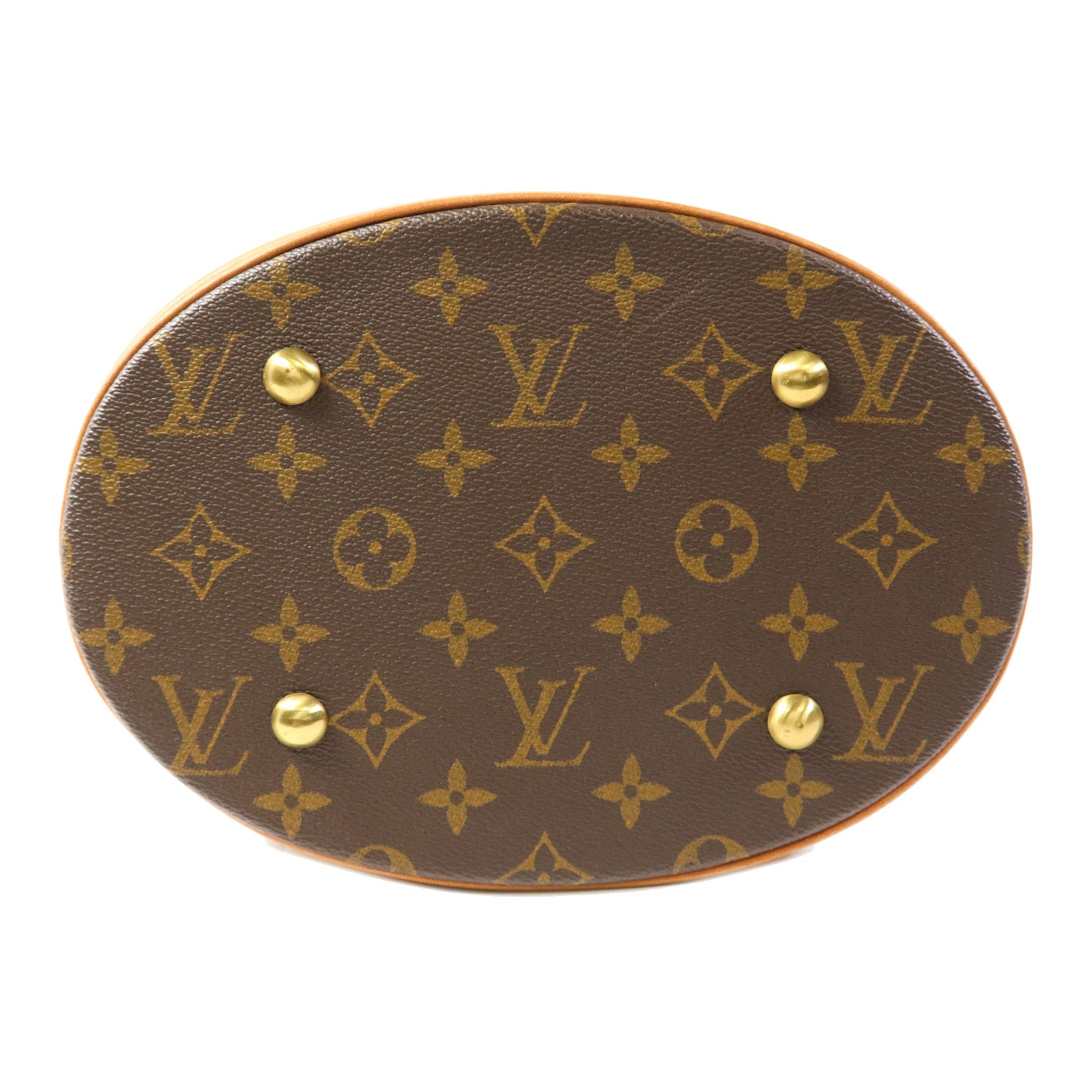 LOUIS VUITTON Monogram Bucket PM金扣手挽袋