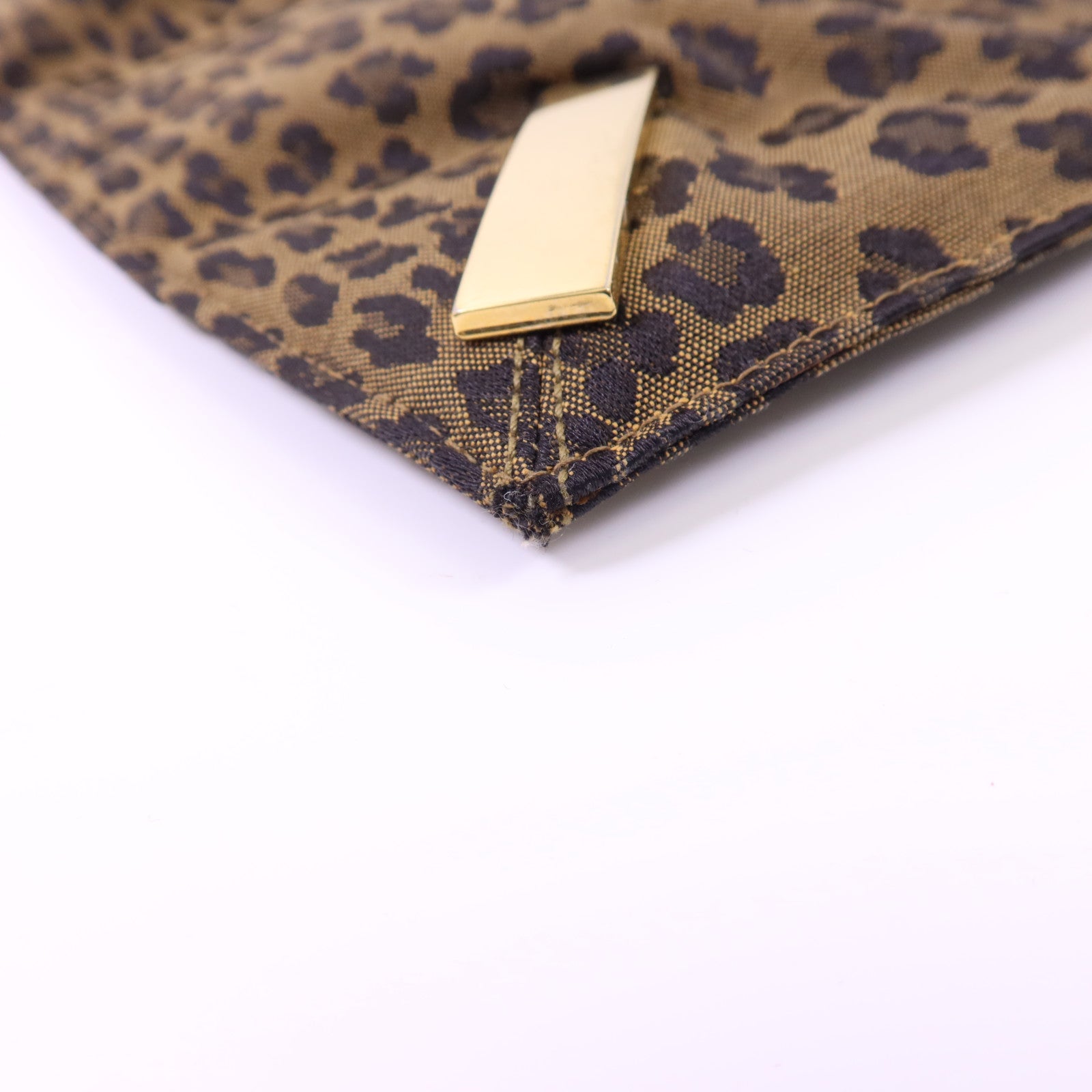 FENDI 帆布Tote Bag金扣手挽袋