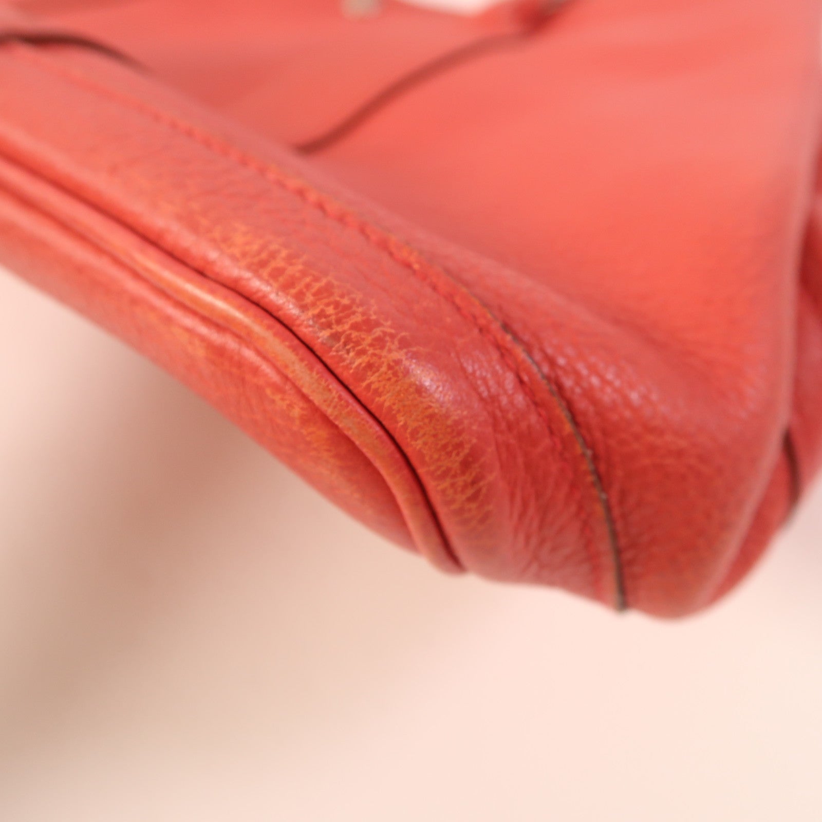 HERMES Negonda皮革Garden Party PM銀扣手挽袋Bougainvillier