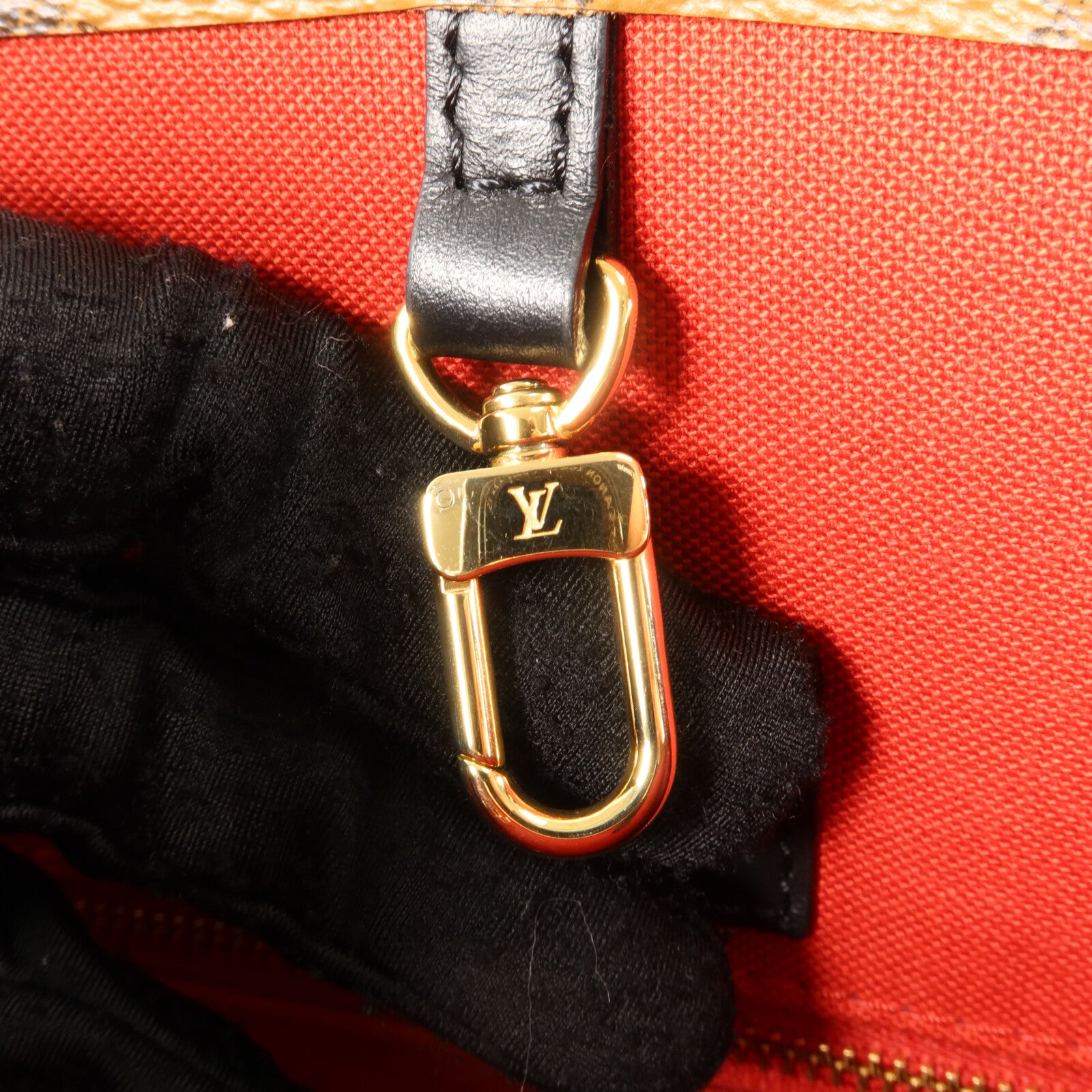 LOUIS VUITTON Monogram Giant On The Go MM金扣手挽肩背兩用袋