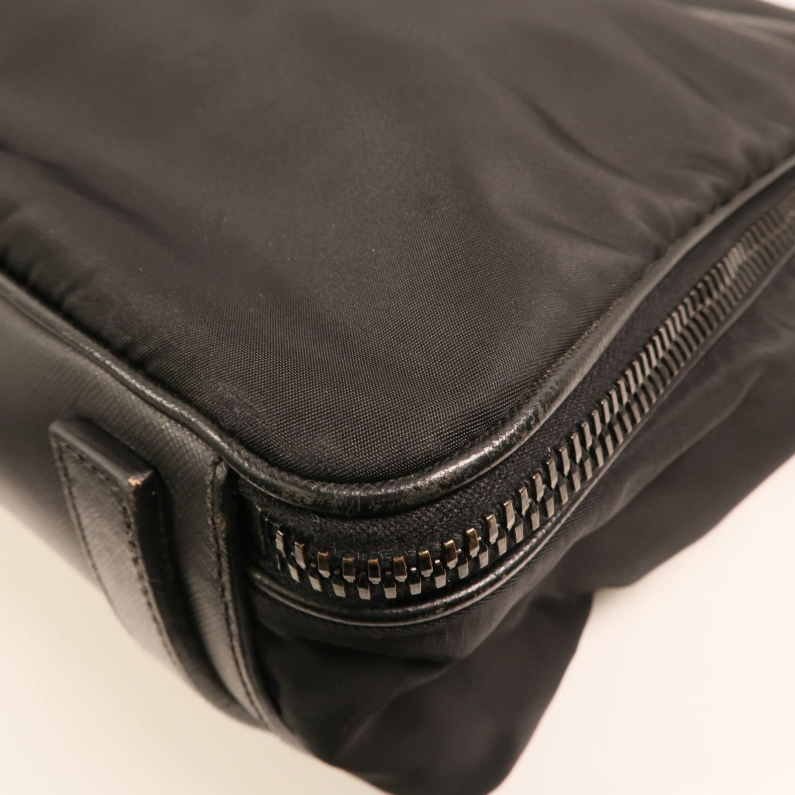 PRADA 尼龍Shoulder Bag銀扣手挽肩背兩用袋