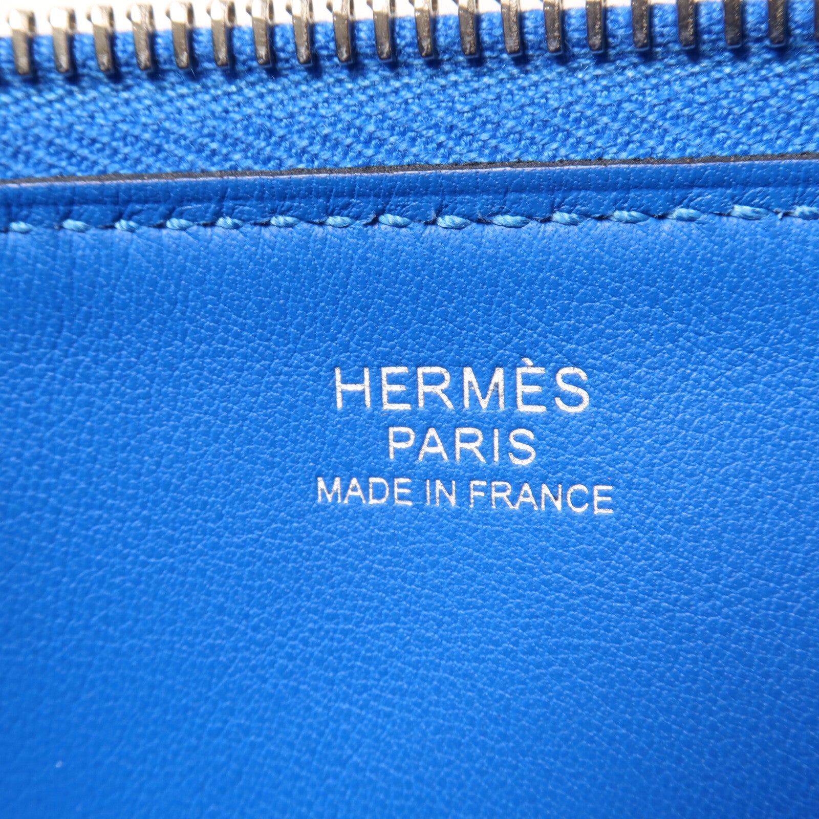 HERMES Evercolor皮革Ultrapla PM肩背袋Bleu Hydra