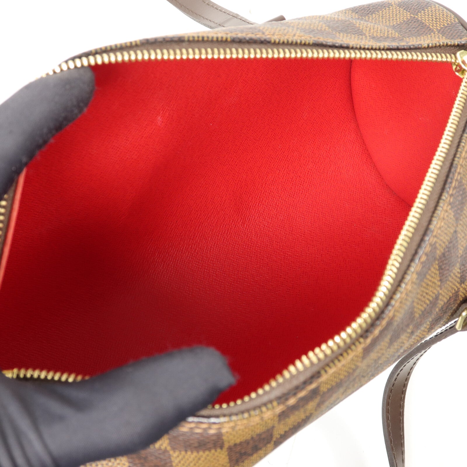 LOUIS VUITTON Damier Papillon PM手挽袋