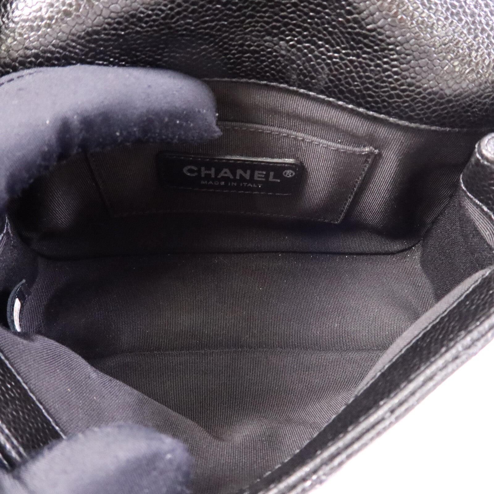 CHANEL 牛皮皮革Mini Classic 17鏈帶肩背袋