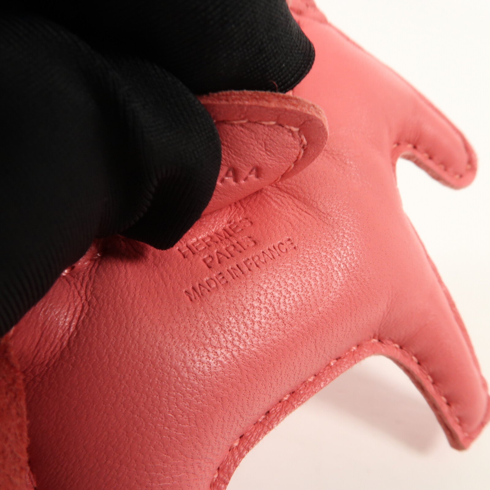 HERMES Milo/Swift皮革Rodeo PM掛飾Pink