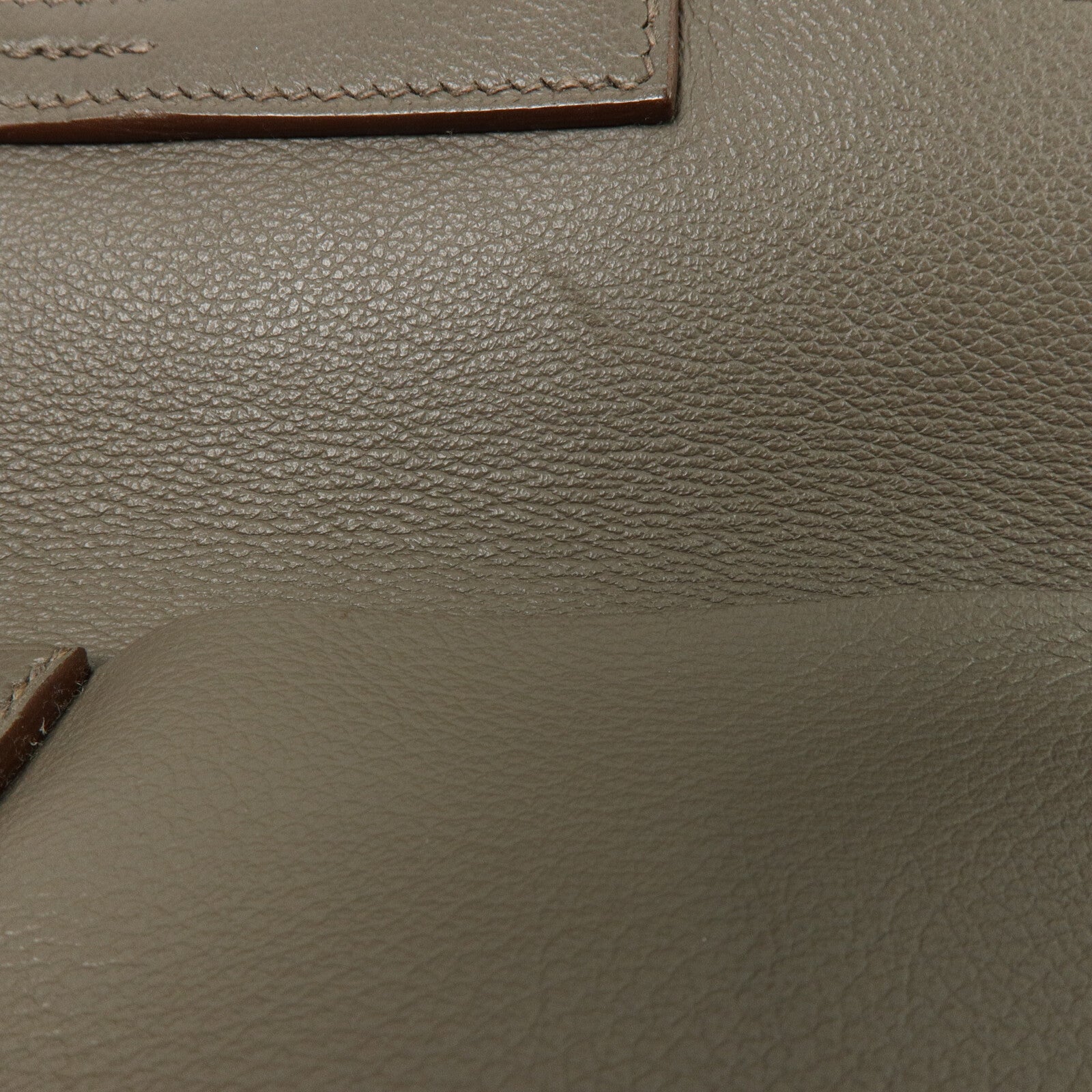 HERMES Evercolor皮革Halzan 25手挽肩背兩用袋Etain