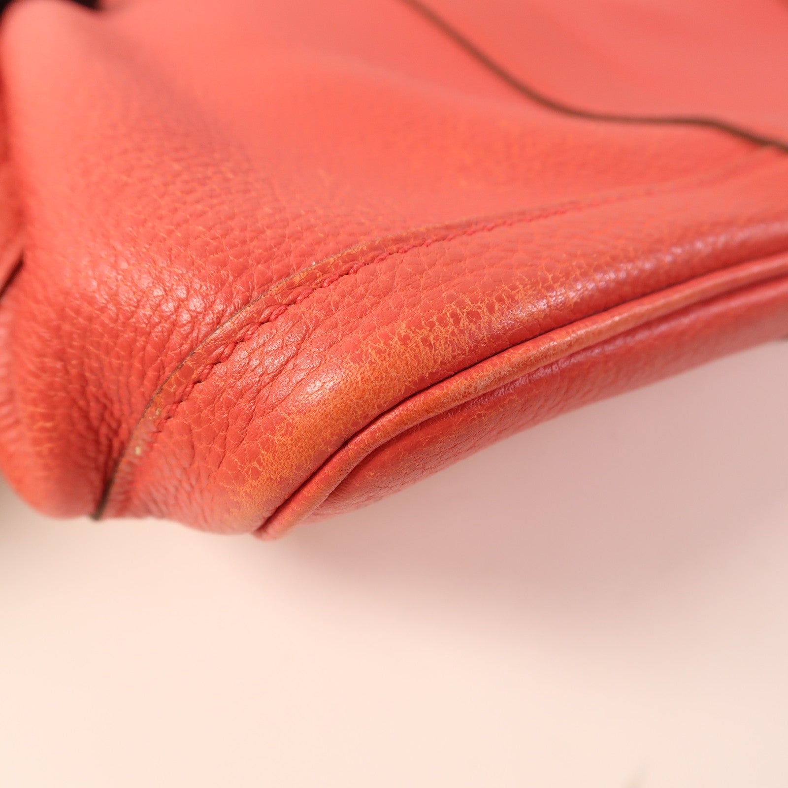 HERMES Negonda皮革Garden Party PM銀扣手挽袋Bougainvillier