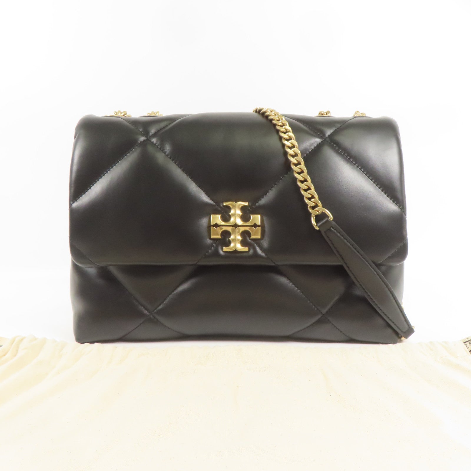 Tory Burch 羊皮皮革Shoulder Bag金扣鏈帶肩背袋