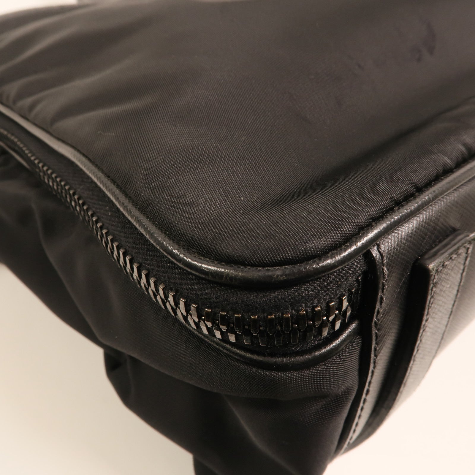 PRADA 尼龍Shoulder Bag銀扣手挽肩背兩用袋