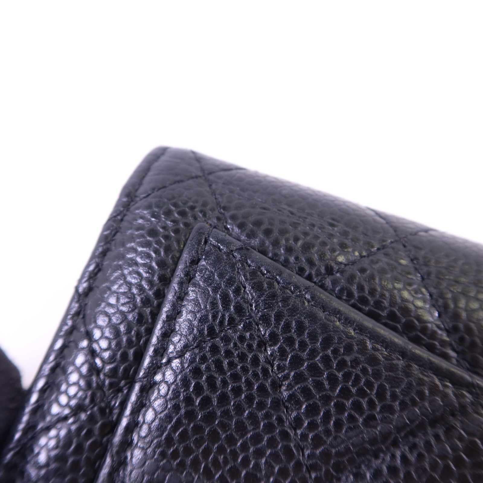 CHANEL 牛皮皮革Wallet銀扣錢包