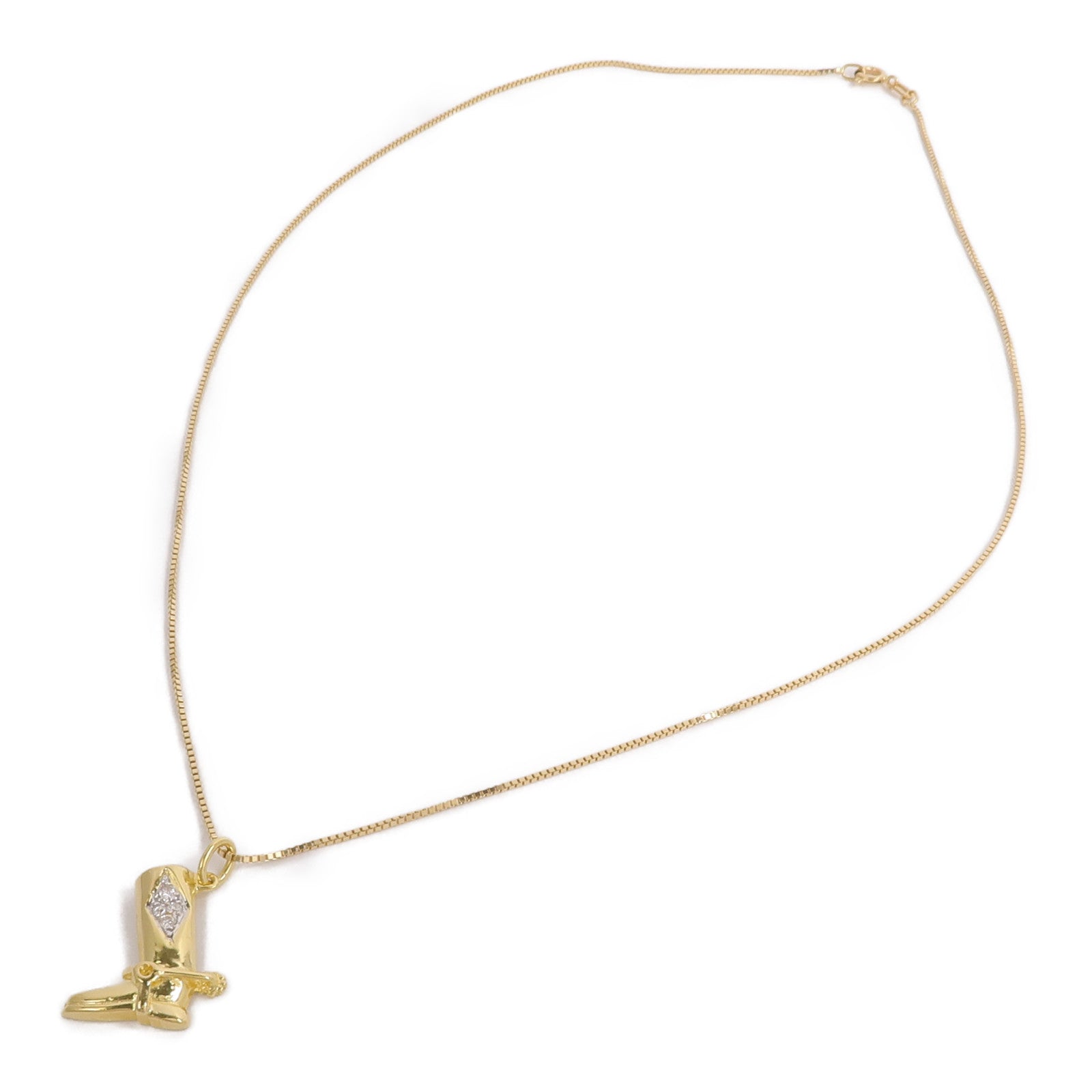 JEWELRY 18K黃金/白金Diamond Necklace鑽石項鍊