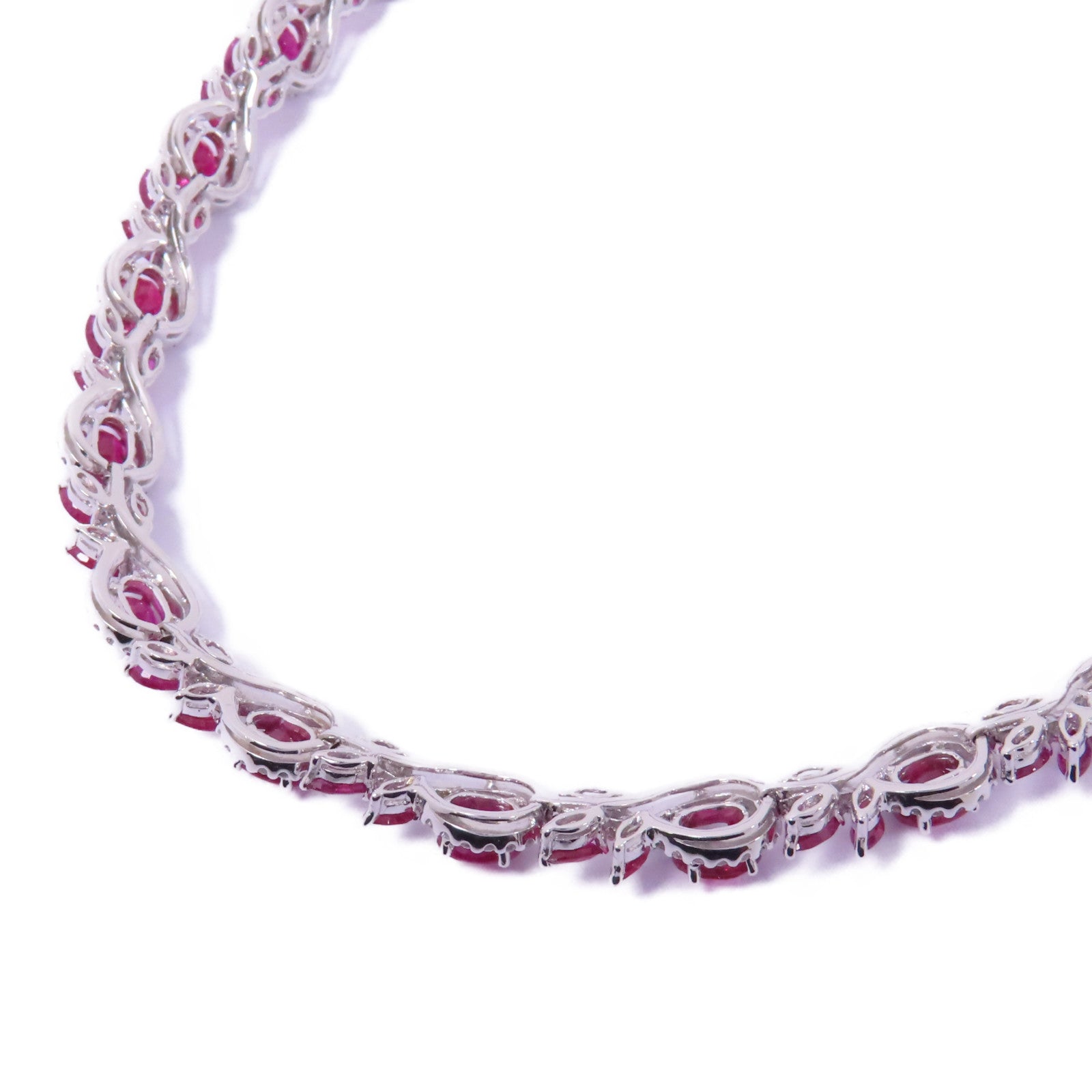 JEWELRY 18K白金Ruby/Diamond Necklace紅寶石/鑽石項鍊