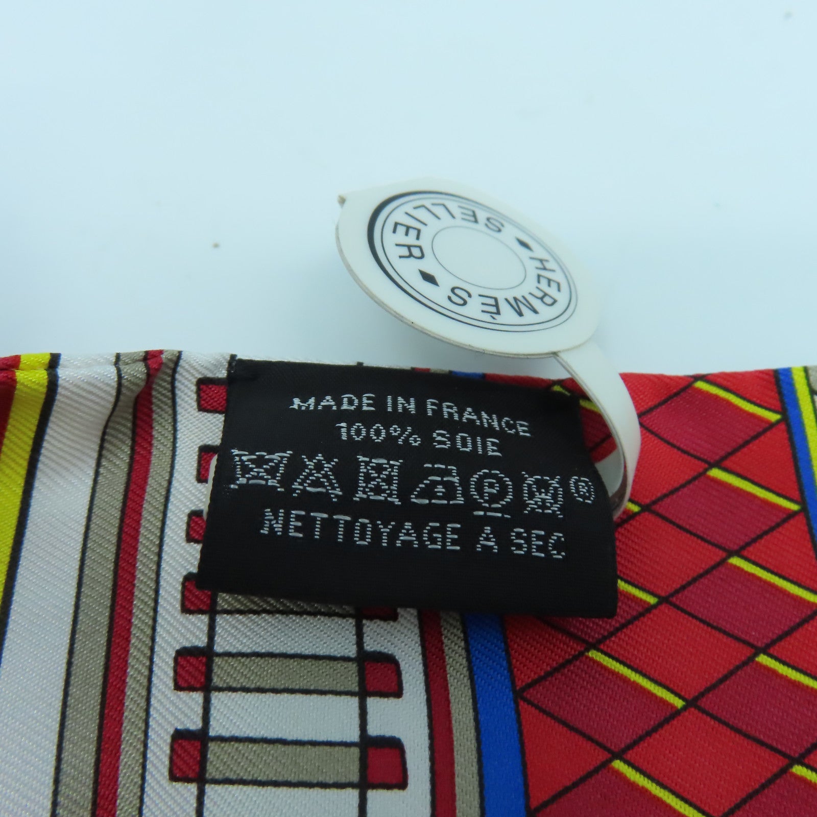 HERMES 【激減優惠】絲質Twilly Scarf絲巾紅色