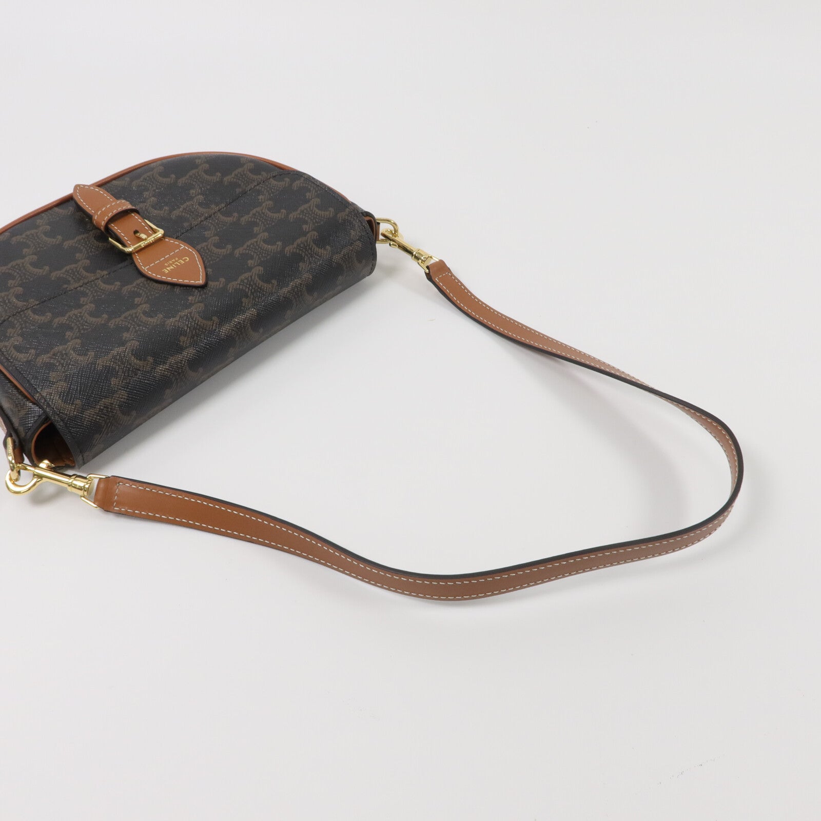 CELINE 塗層帆布Folco肩背袋