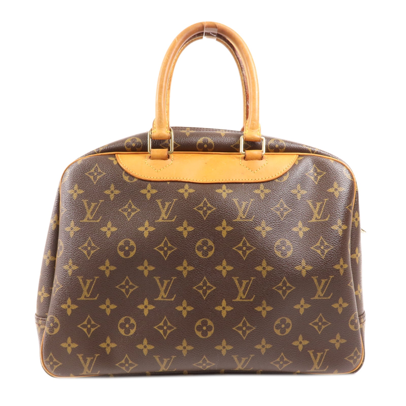 LOUIS VUITTON Monogram Deauville金扣手挽袋