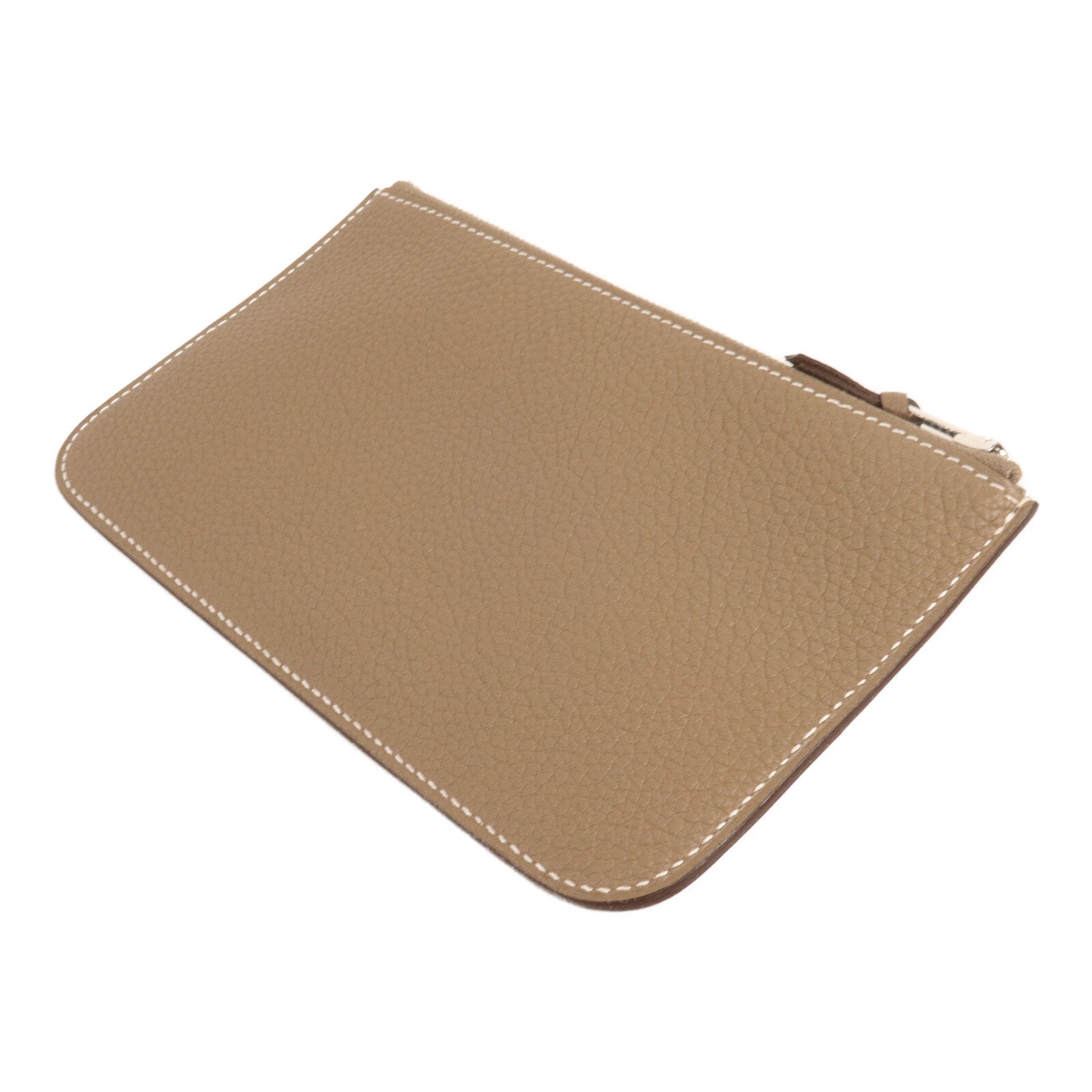HERMES Togo皮革Dogon Duo Wallet長錢包Etoupe