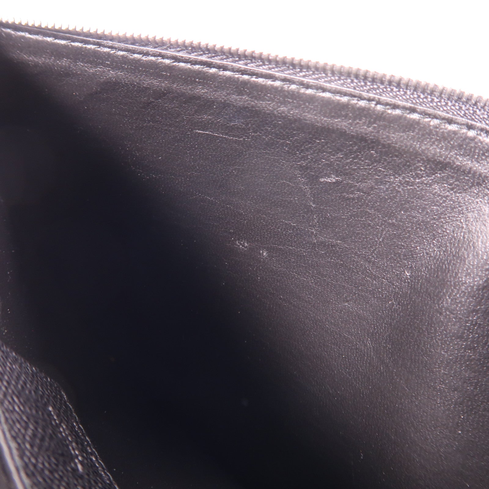 Dunhill 皮革Pouch銀扣手拿包