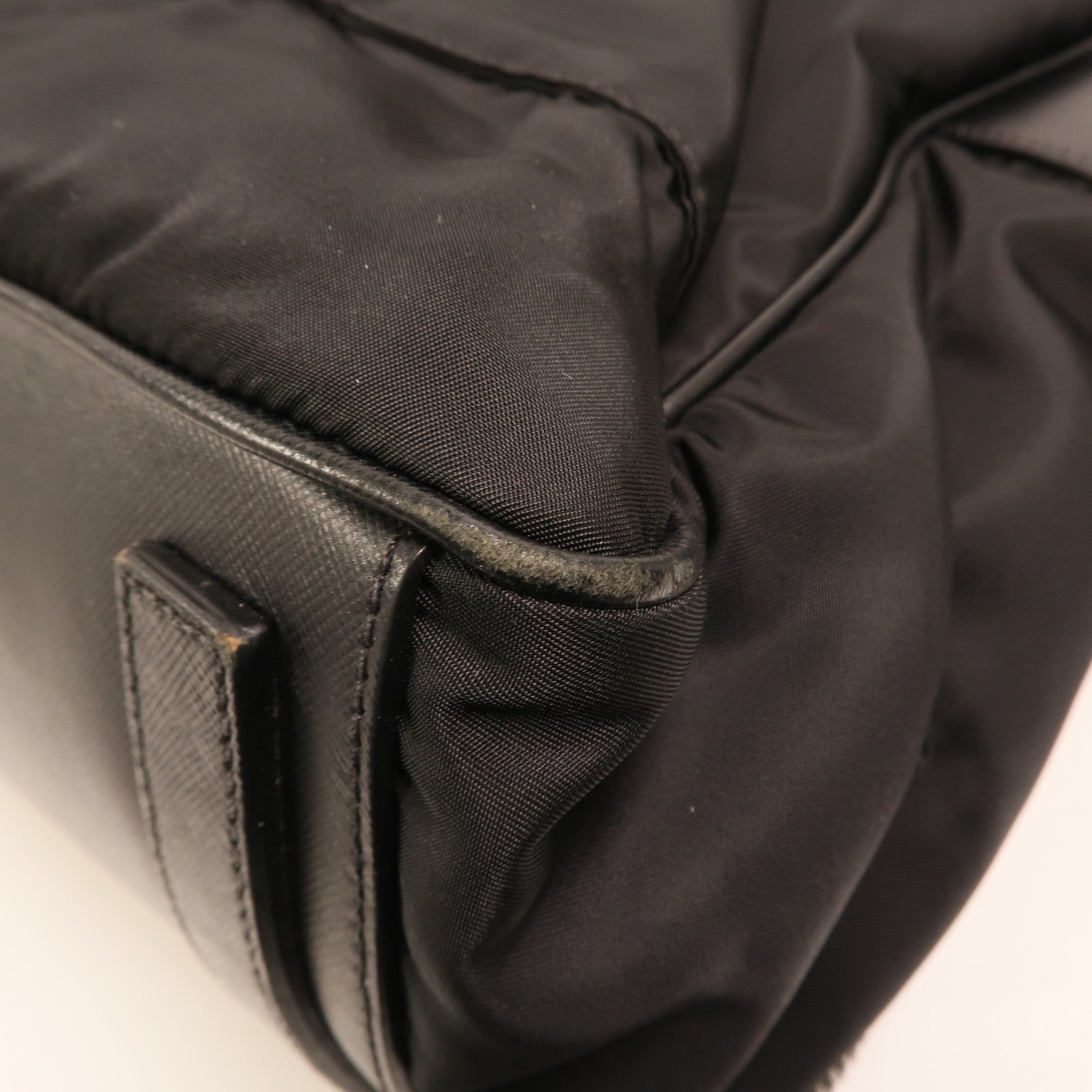 PRADA 尼龍Shoulder Bag銀扣手挽肩背兩用袋