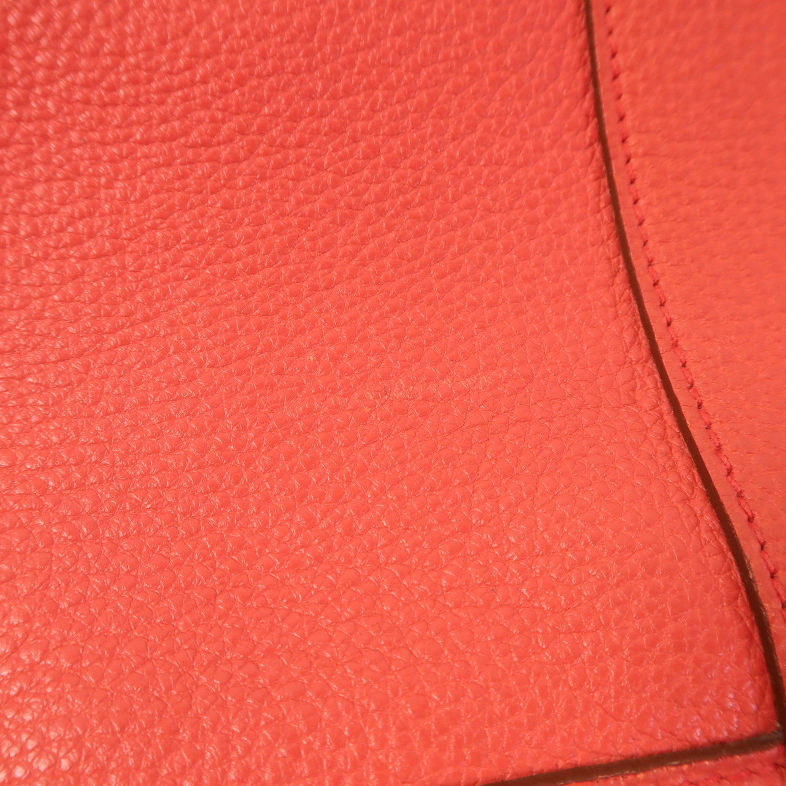 HERMES Negonda皮革Garden Party PM銀扣手挽袋Bougainvillier