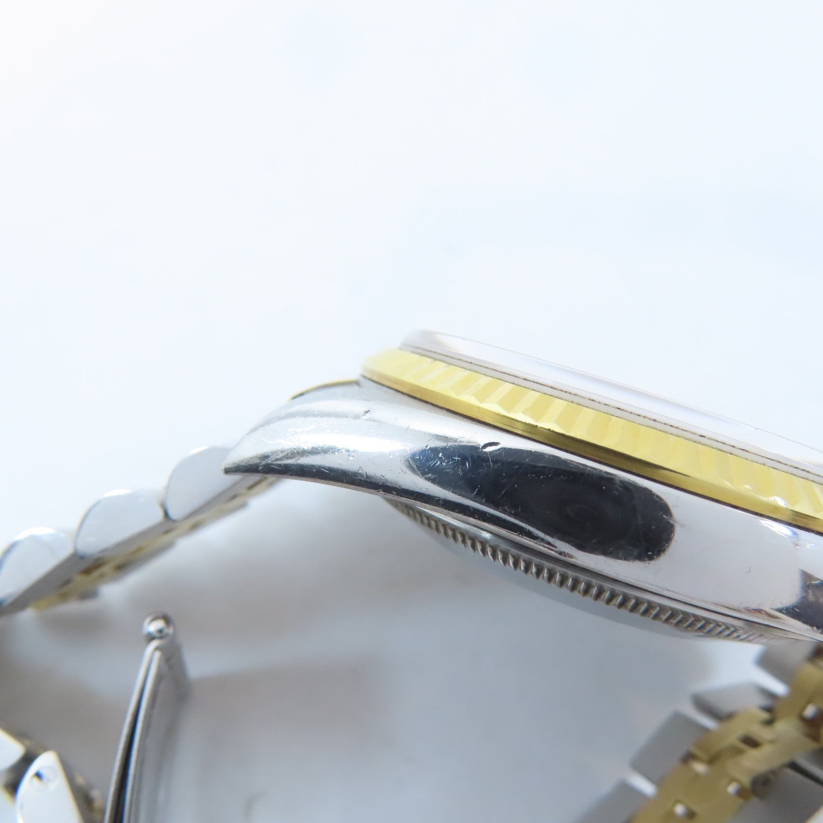 ROLEX Datejust 3618K黃金/不鏽鋼手錶自動機芯黑色