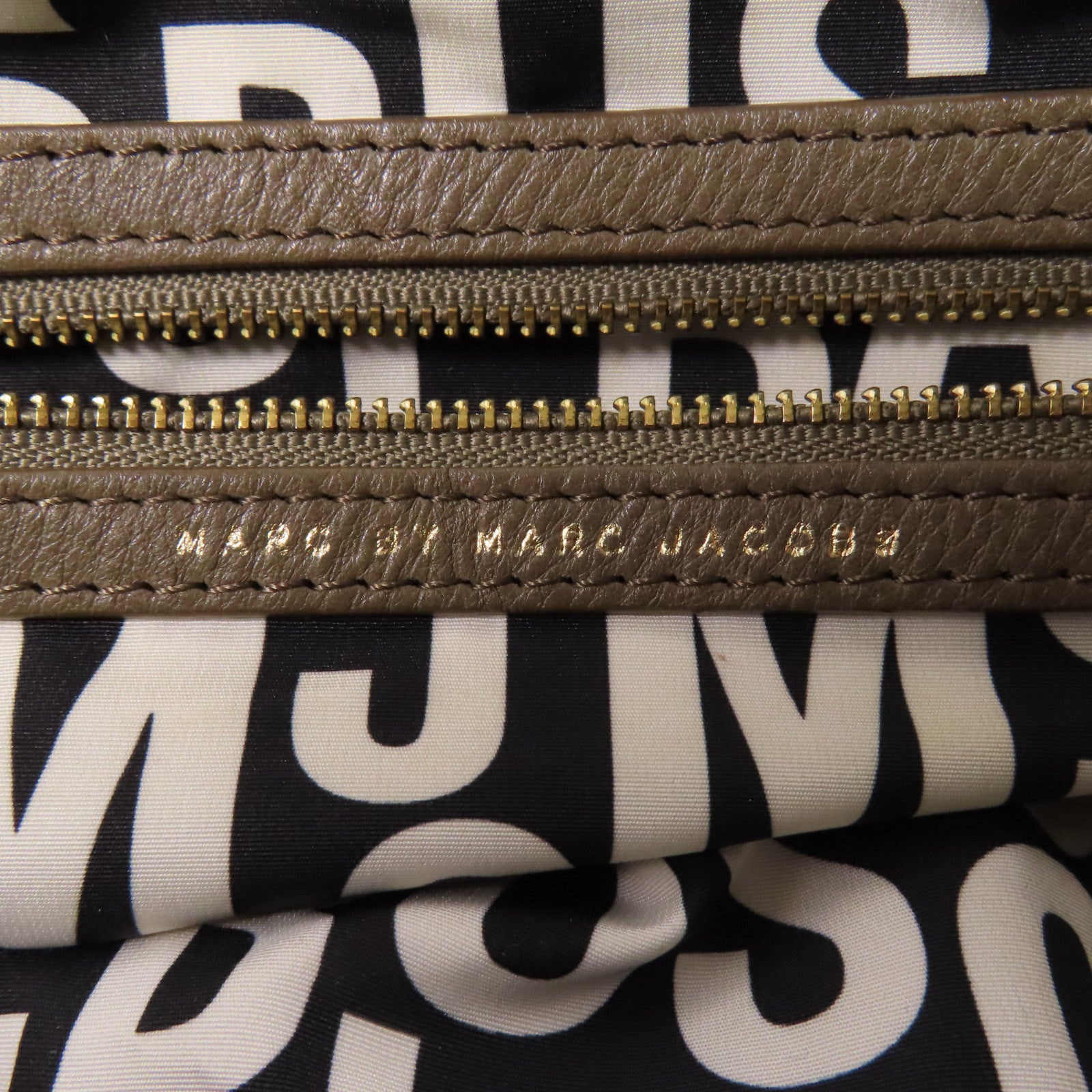 MARC BY MARC JACOBS 【激減優惠】牛皮皮革2 Way Bag金扣手挽肩背兩用袋