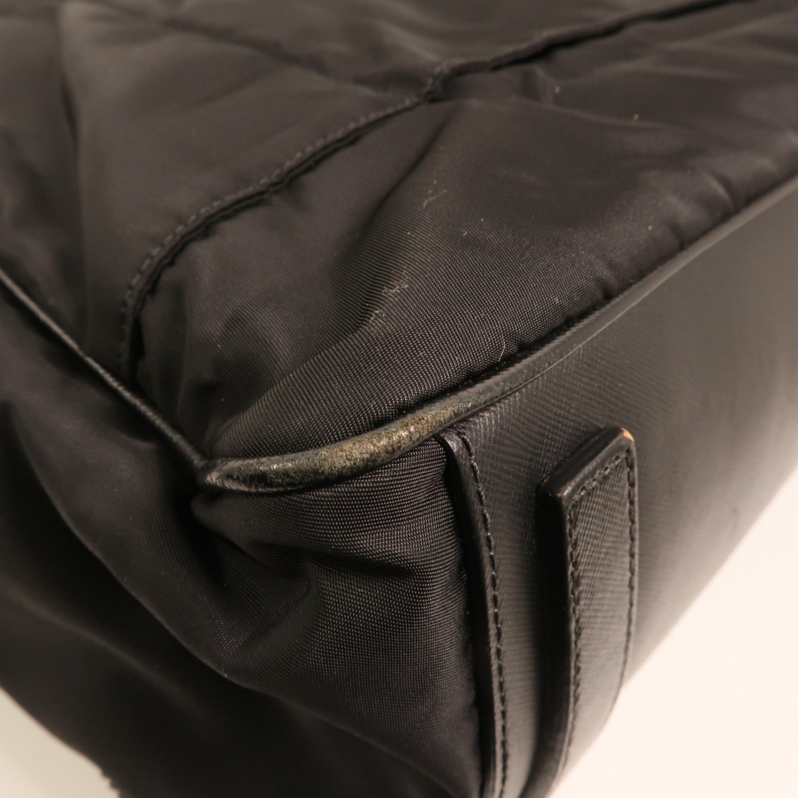 PRADA 尼龍Shoulder Bag銀扣手挽肩背兩用袋