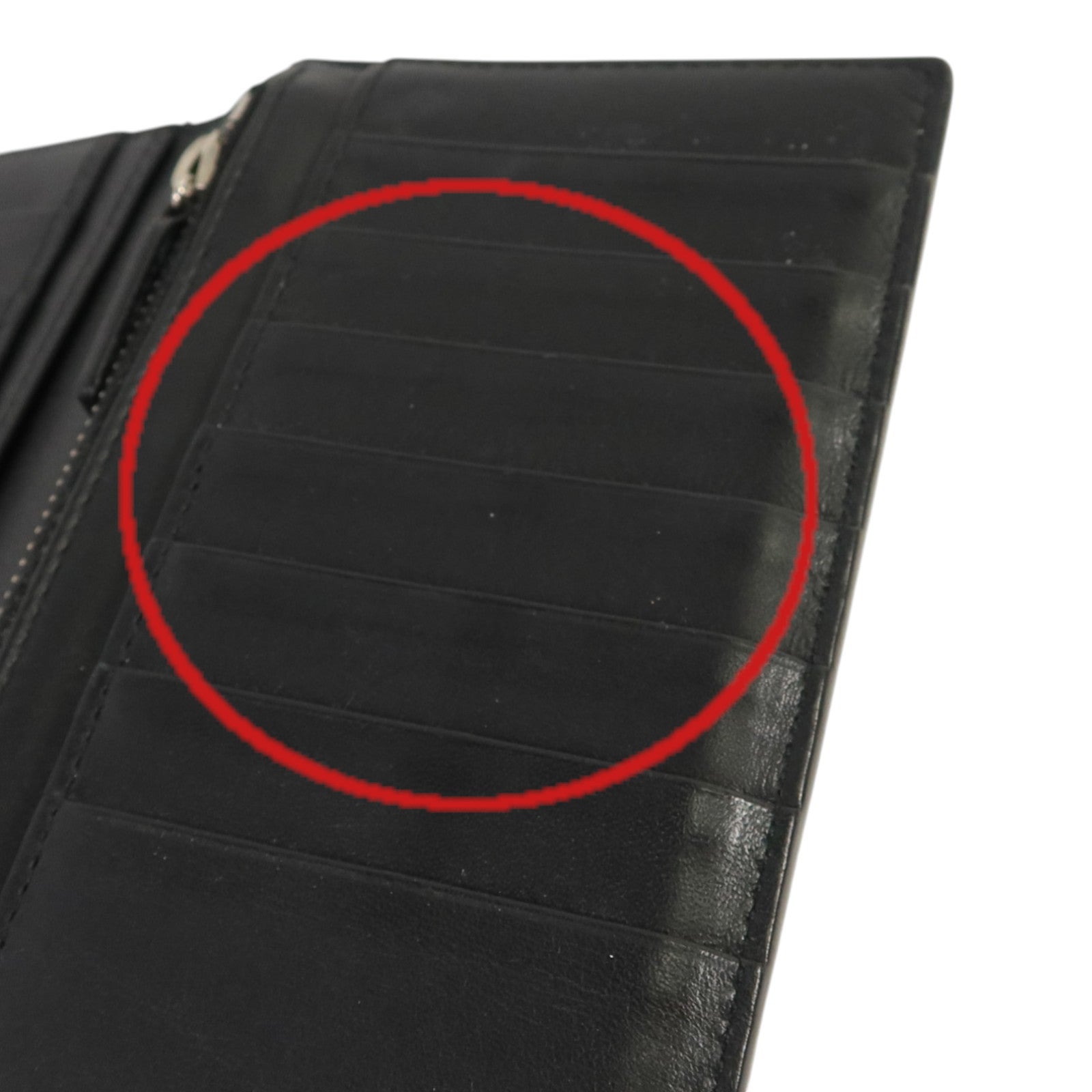 SAINT LAURENT 【激減優惠】牛皮皮革Long Wallet長錢包
