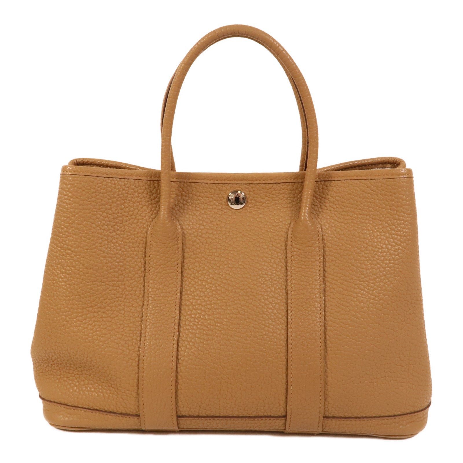 HERMES Negonda皮革Garden Party TPM手挽袋Biscuit