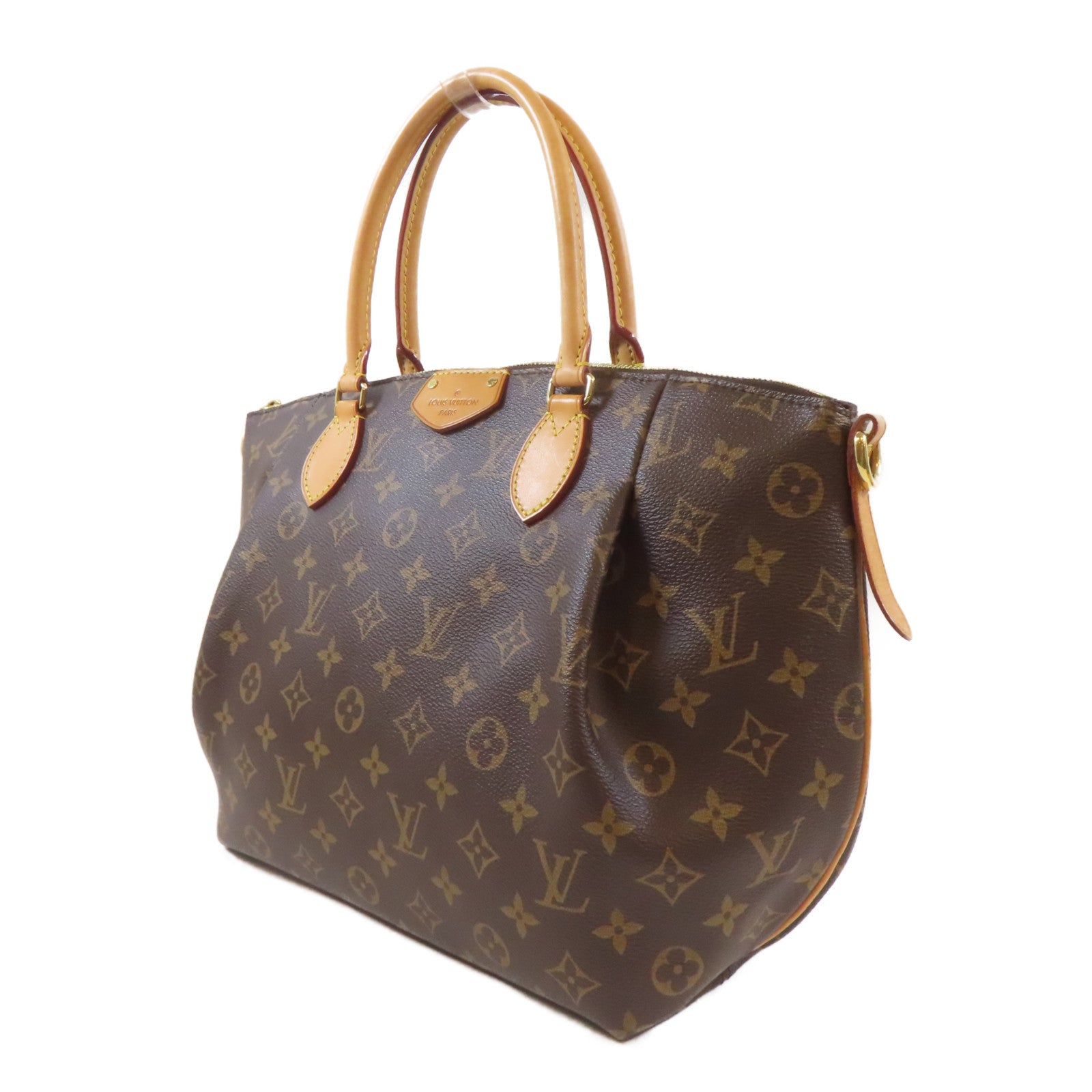 LOUIS VUITTON Monogram Turenne MM金扣肩背袋啡色
