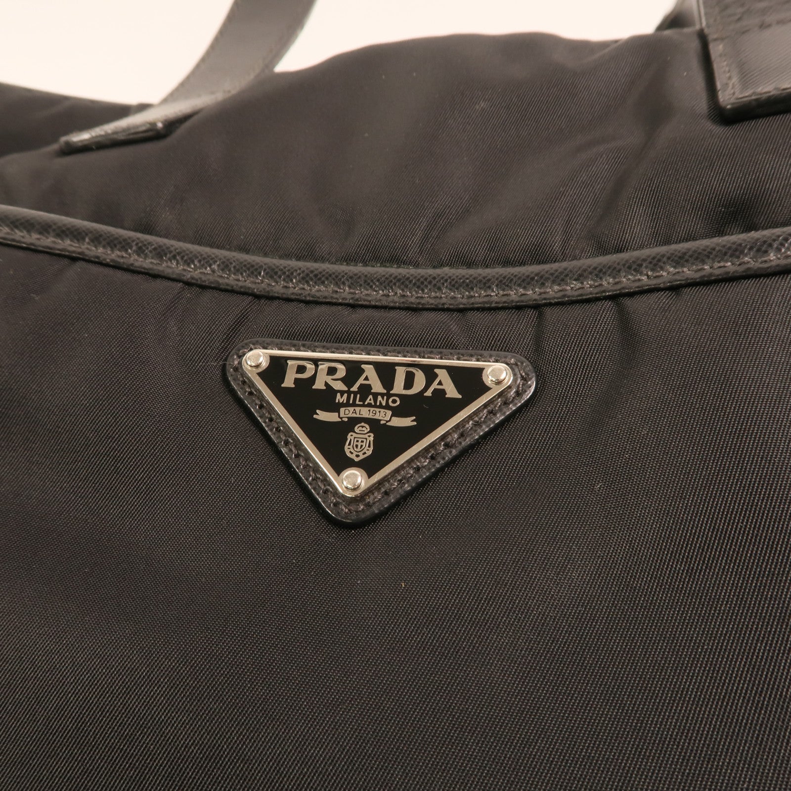PRADA 尼龍Shoulder Bag銀扣手挽肩背兩用袋