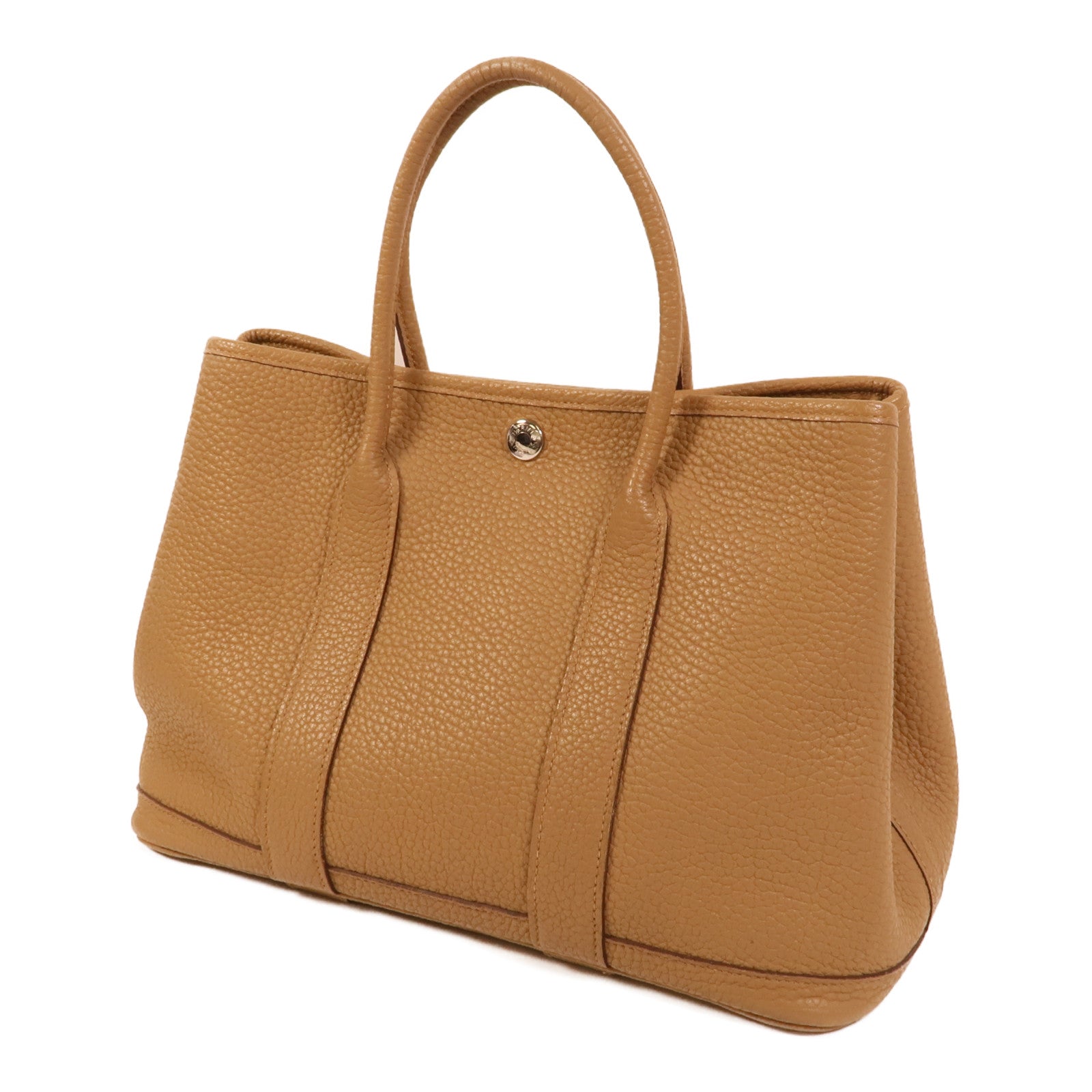 HERMES Negonda皮革Garden Party TPM手挽袋Biscuit