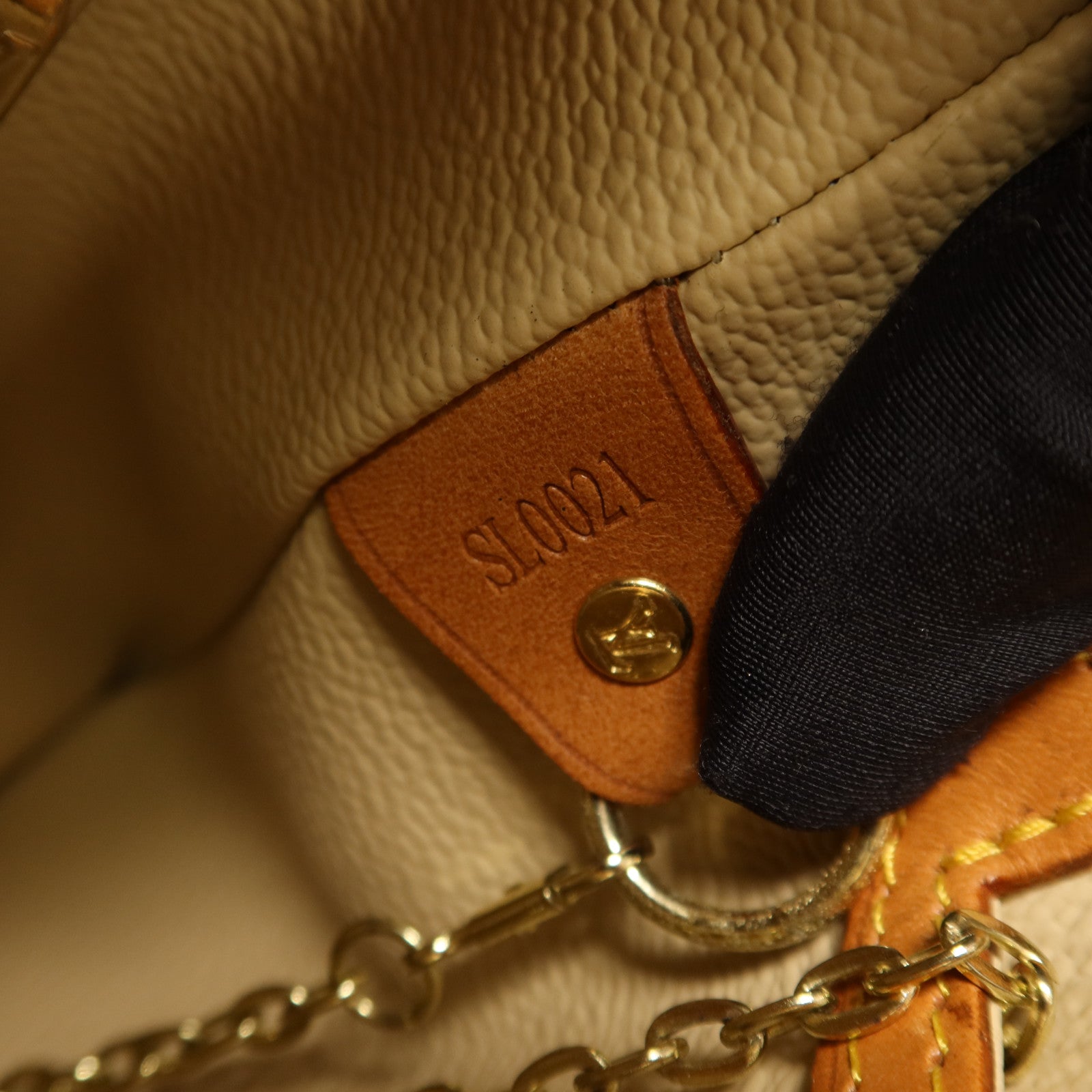 LOUIS VUITTON Monogram Bucket PM金扣手挽袋