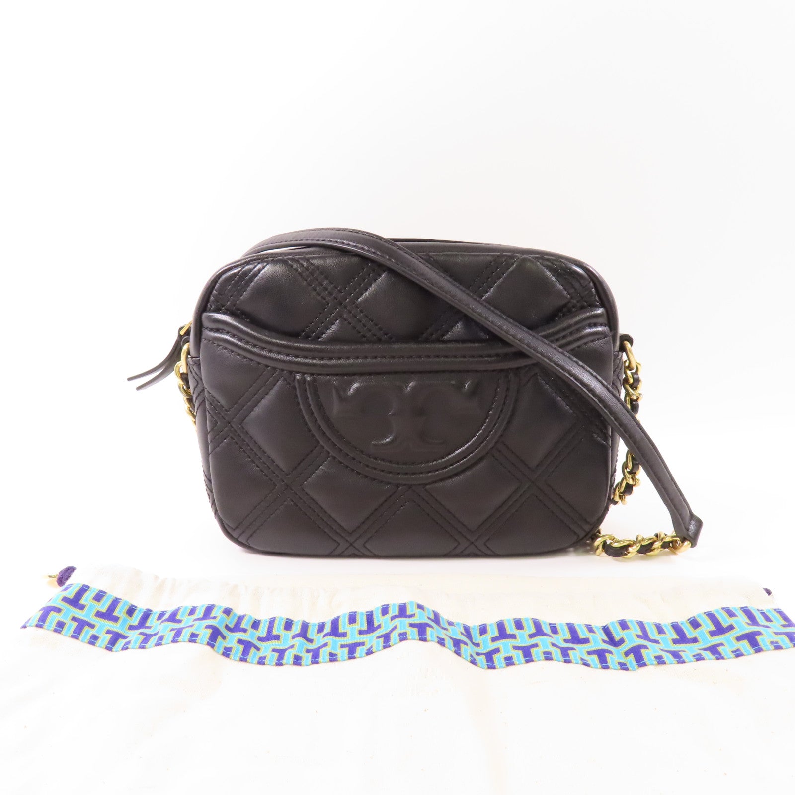 Tory Burch 牛皮皮革Shoulder Bag金扣肩背袋