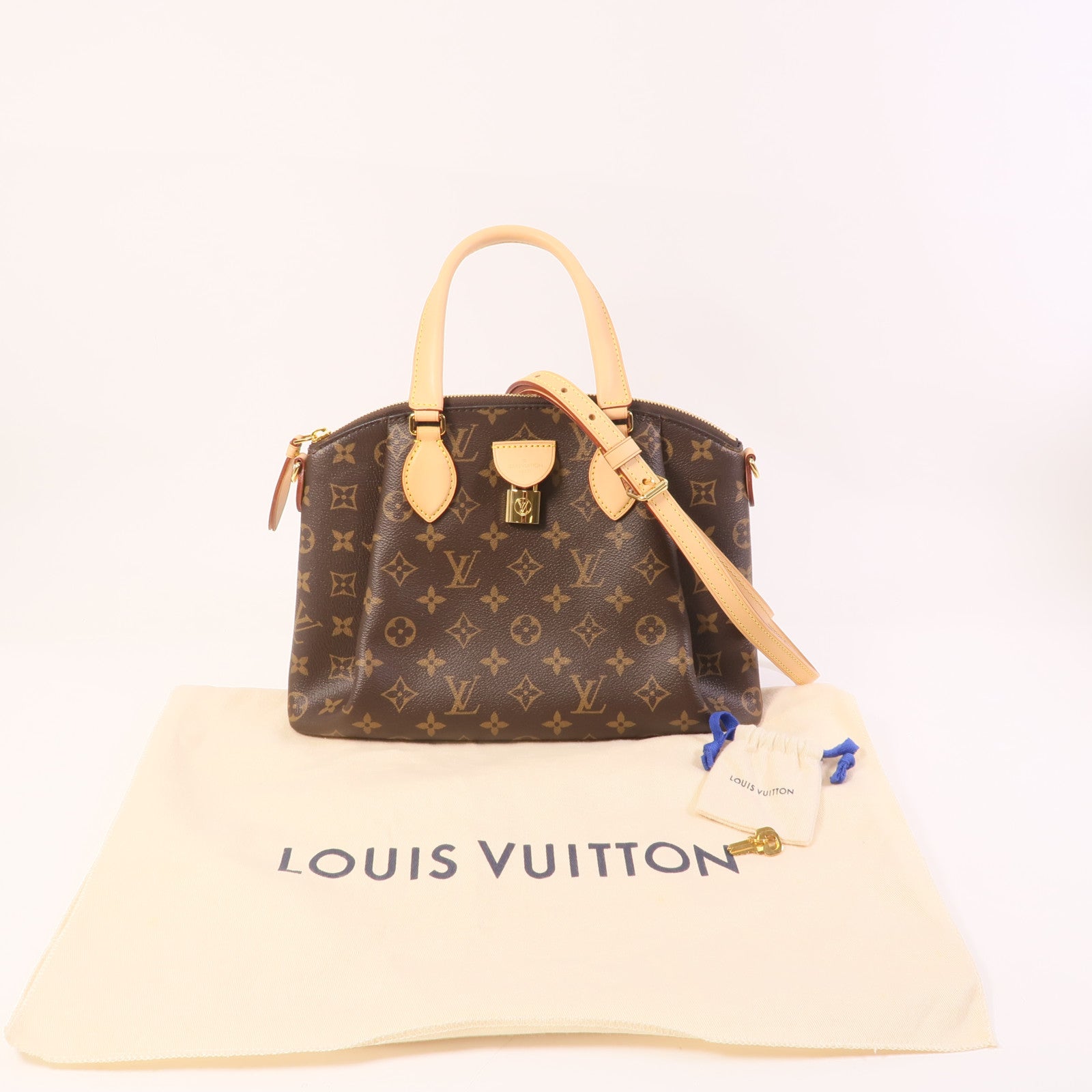 LOUIS VUITTON Monogram Boetie金扣手挽肩背兩用袋