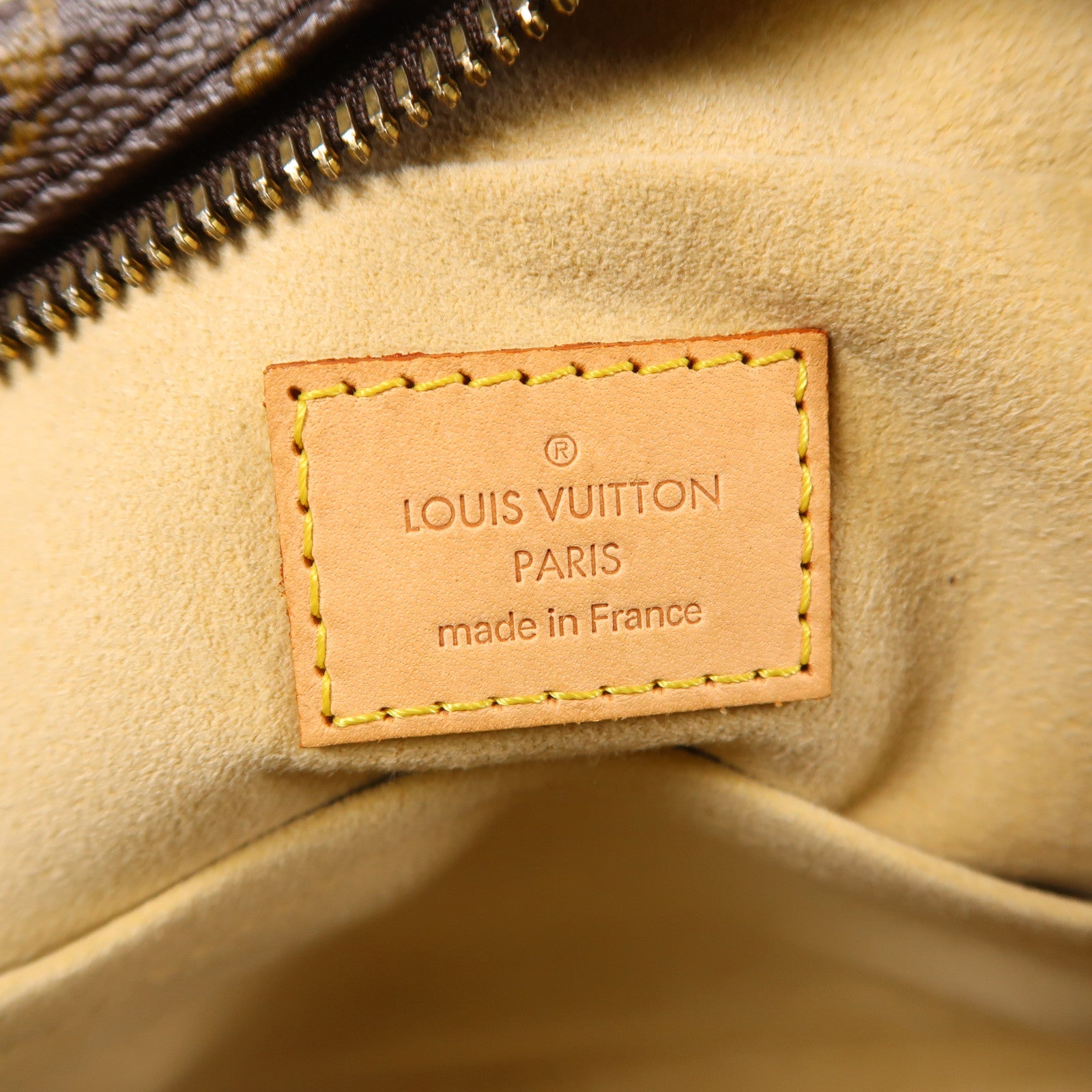 LOUIS VUITTON Monogram Manhattan PM手挽袋棕色
