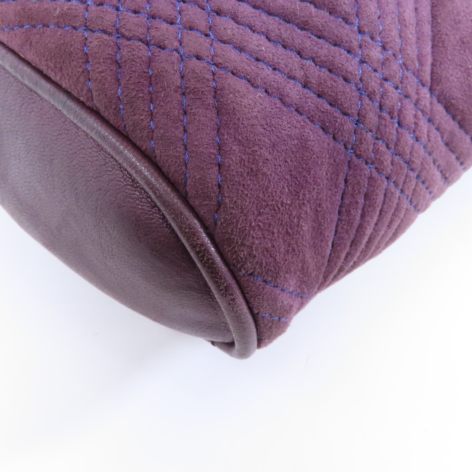 BALLY 【激減優惠】麂皮皮革Chain Shoulder Bag金扣鏈帶肩背袋紫色
