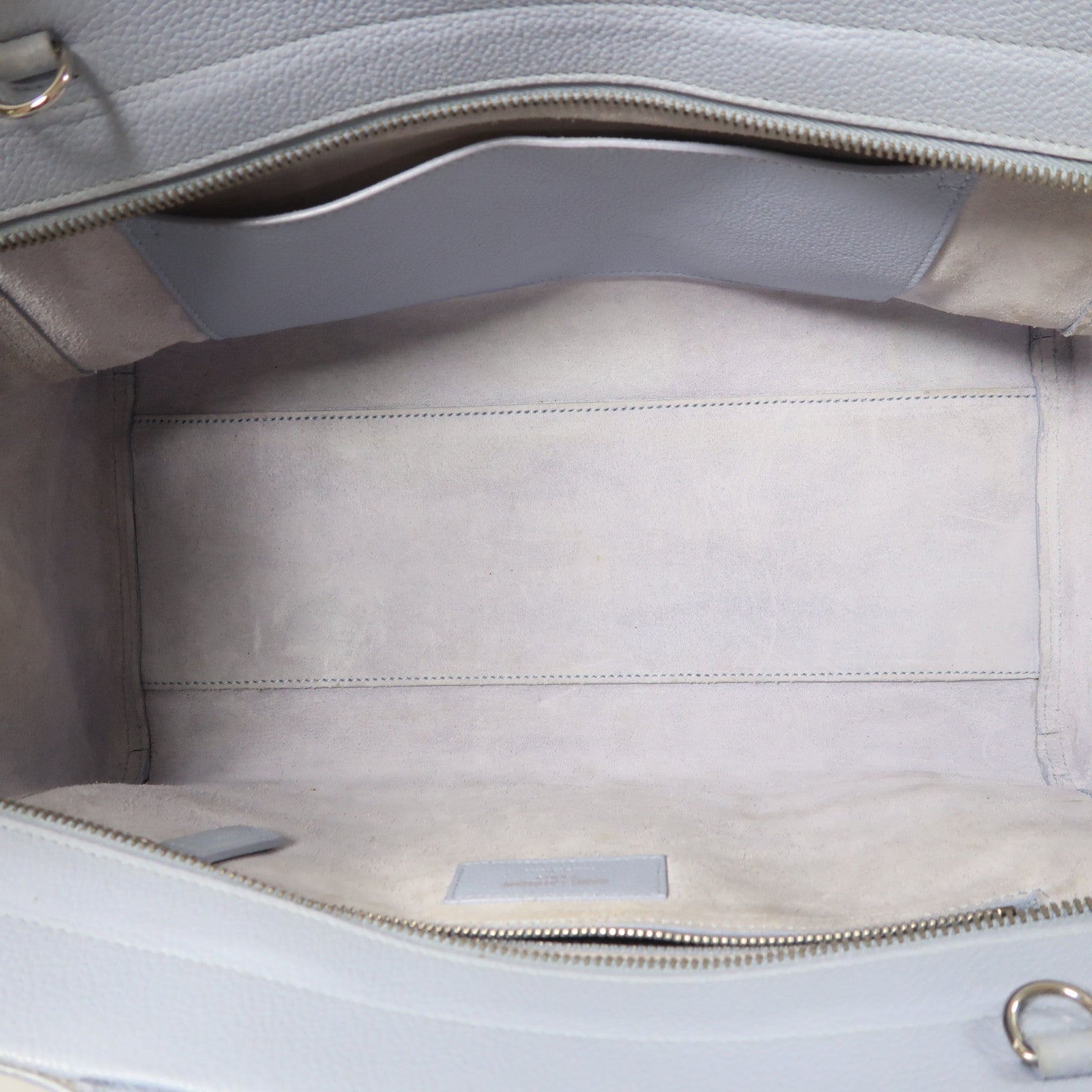 SAINT LAURENT YSL SHW Cabas Rive Gauche 400413 Calfskin Leather Light Blue