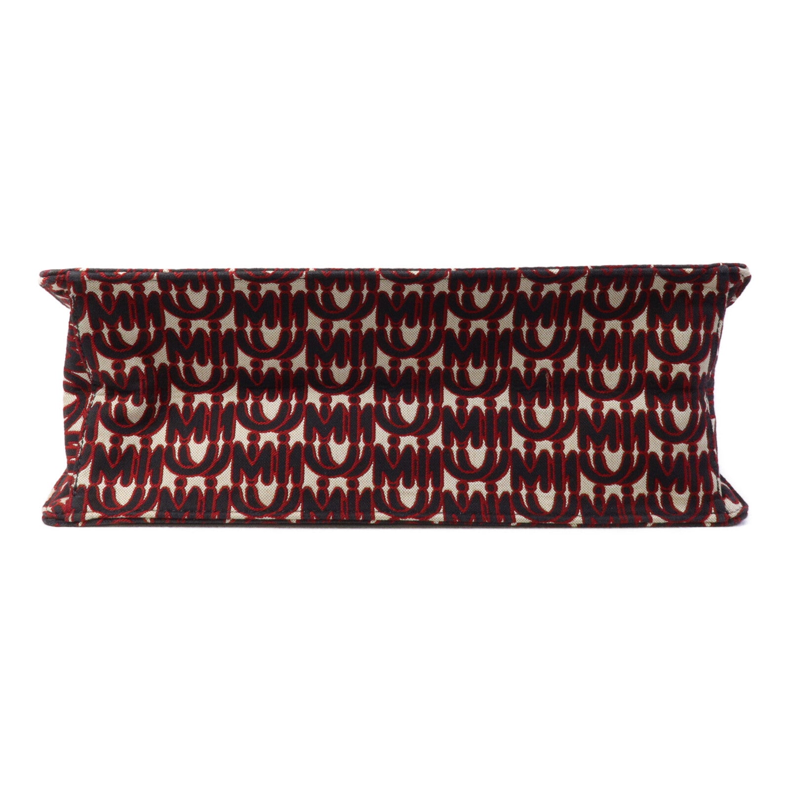 Miu Miu 帆布Tote Bag鏈帶手挽肩背兩用袋