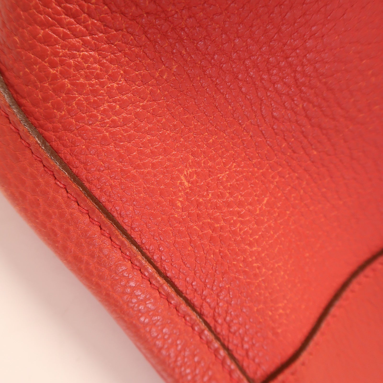 HERMES Negonda皮革Garden Party PM銀扣手挽袋Bougainvillier