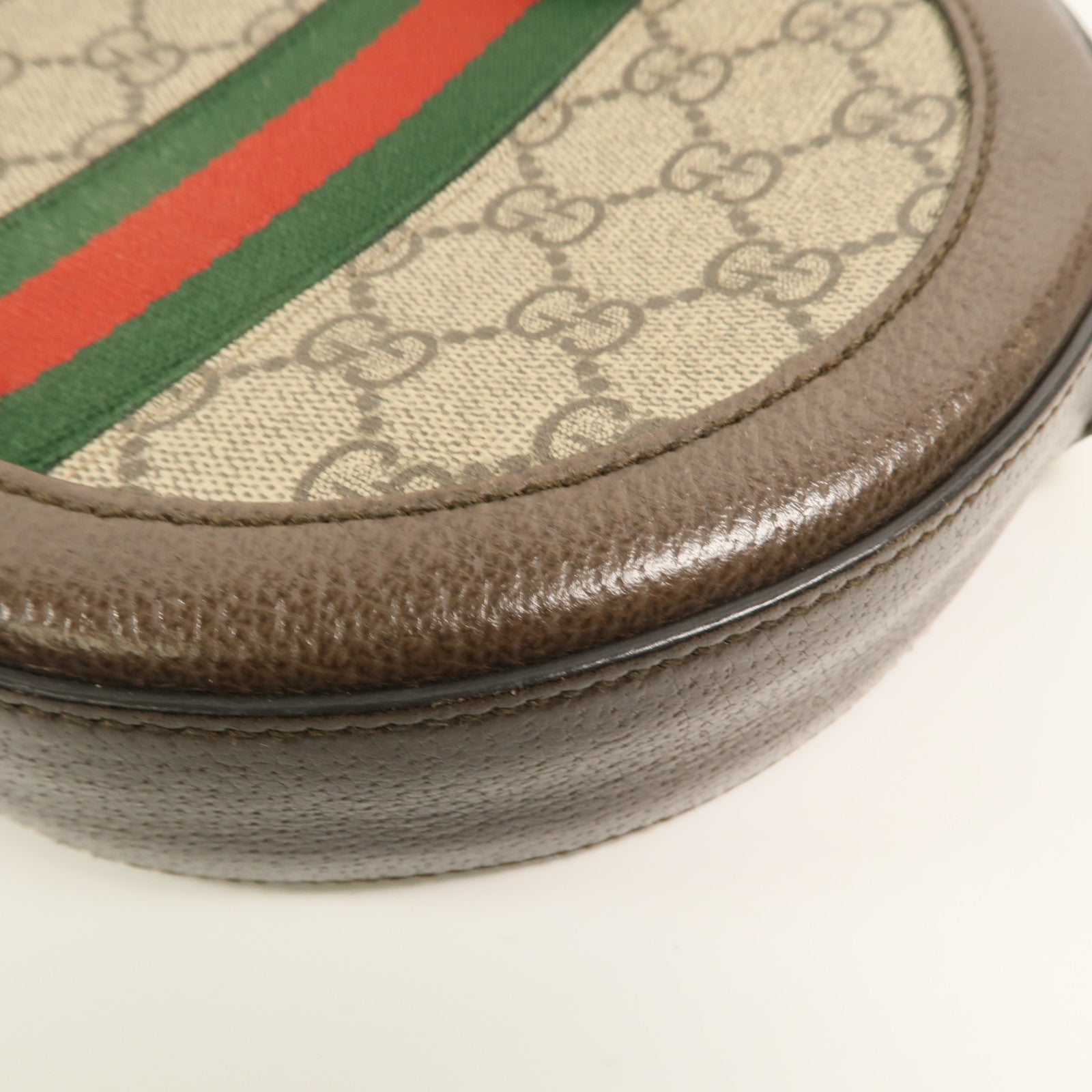 GUCCI 塗層帆布Ophidia鏈帶肩背袋