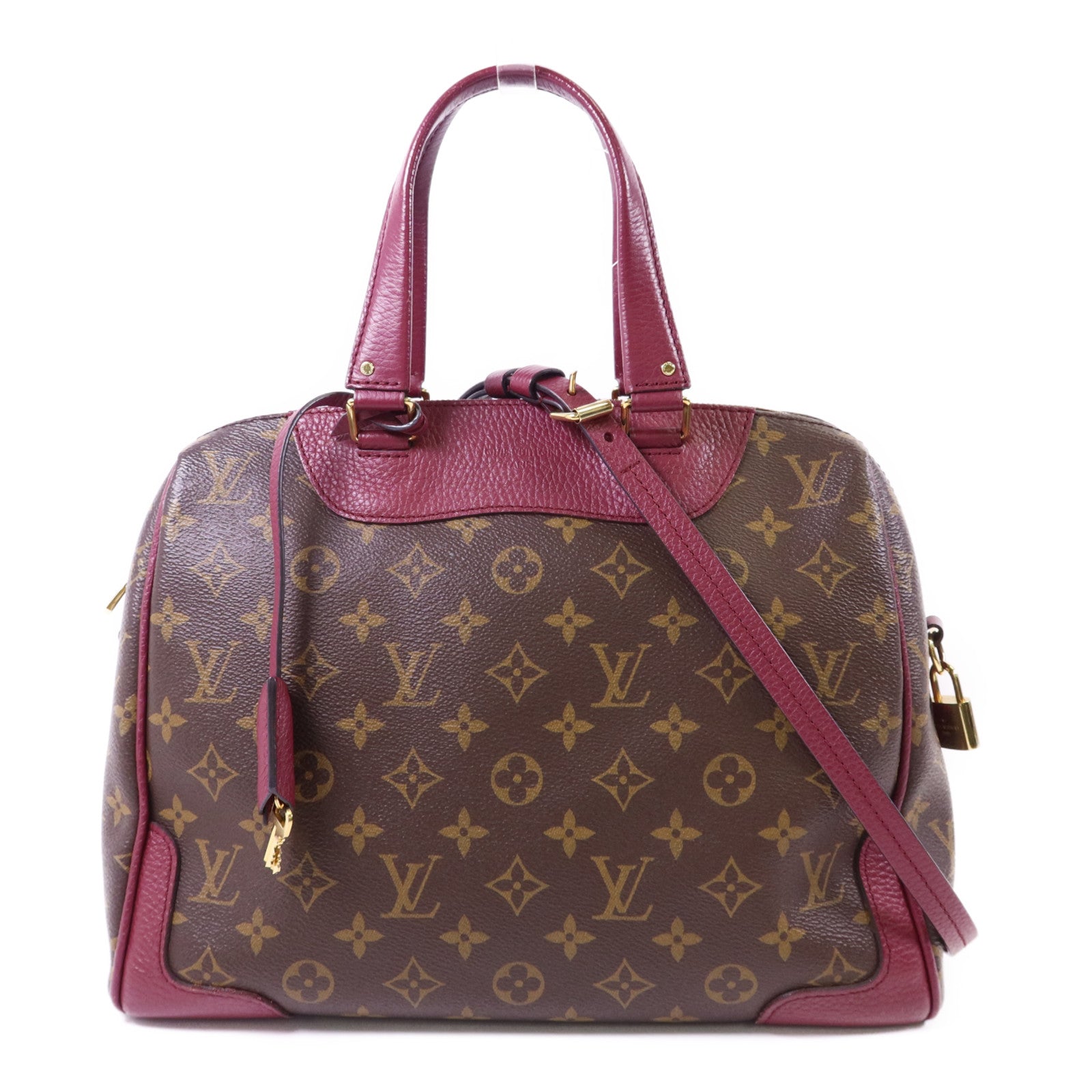 LOUIS VUITTON Monogram Retiro GM金扣手挽肩背兩用袋