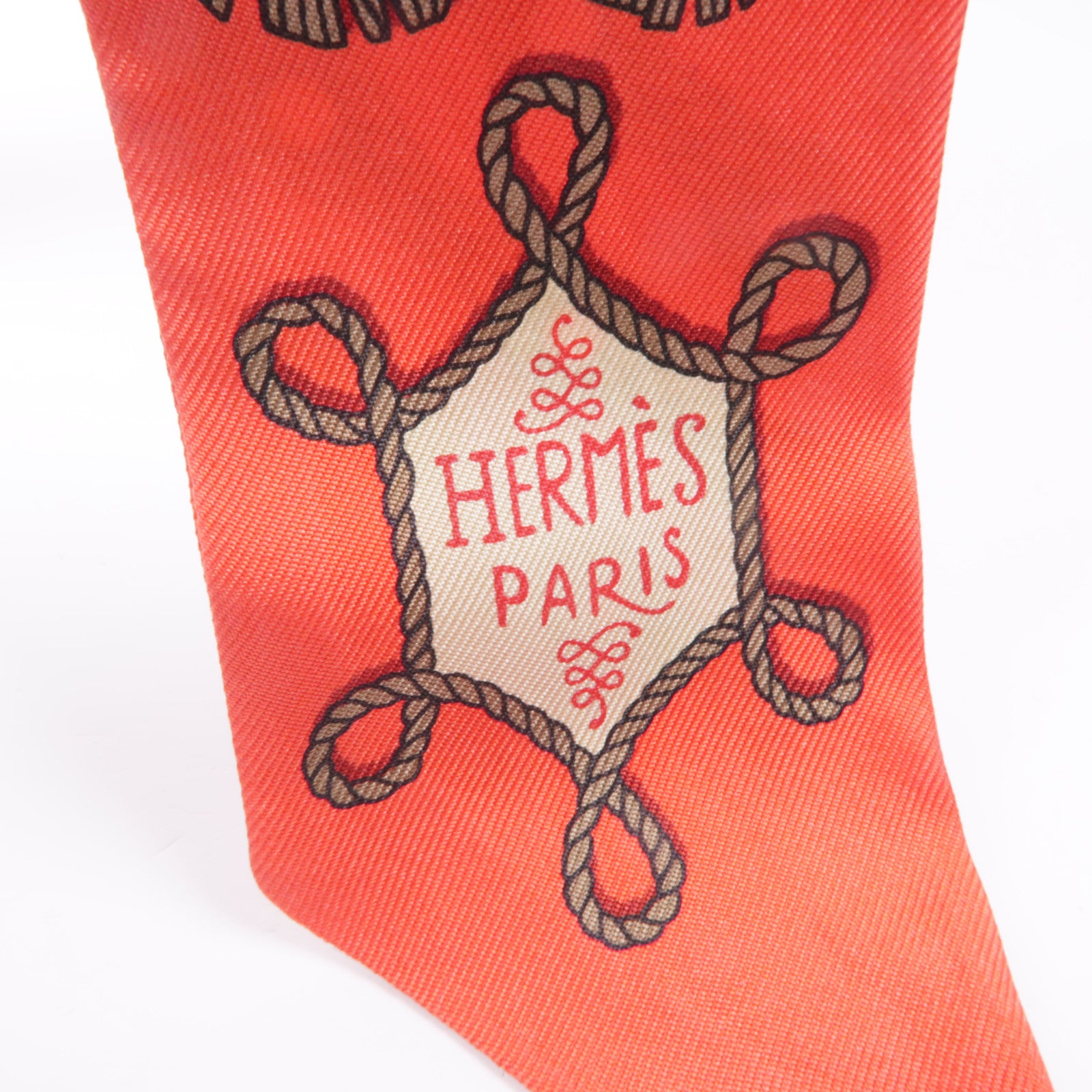HERMES 絲質Twilly絲巾