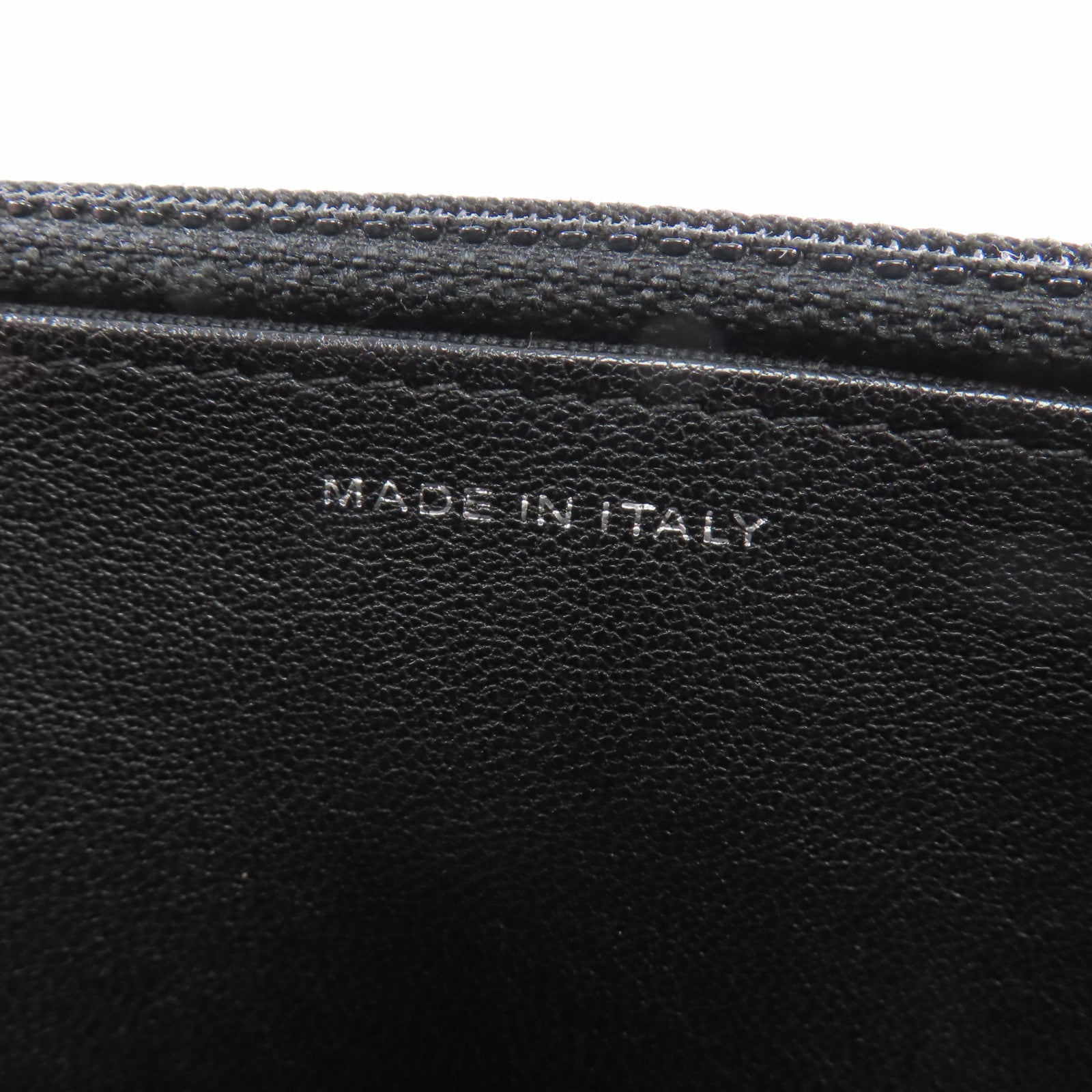 CHANEL 斜紋羊皮皮革2.55 Wallet On Chain鏈帶肩背袋黑色