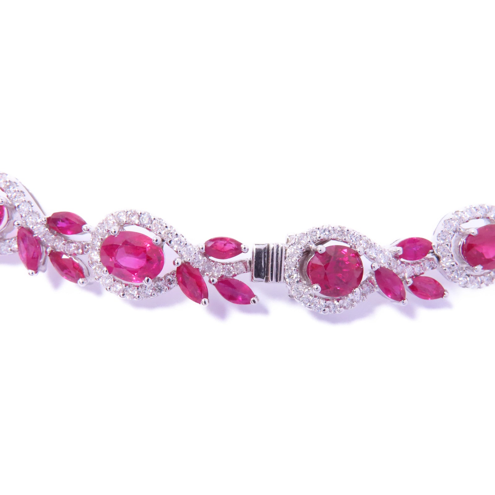 JEWELRY 18K白金Ruby/Diamond Necklace紅寶石/鑽石項鍊