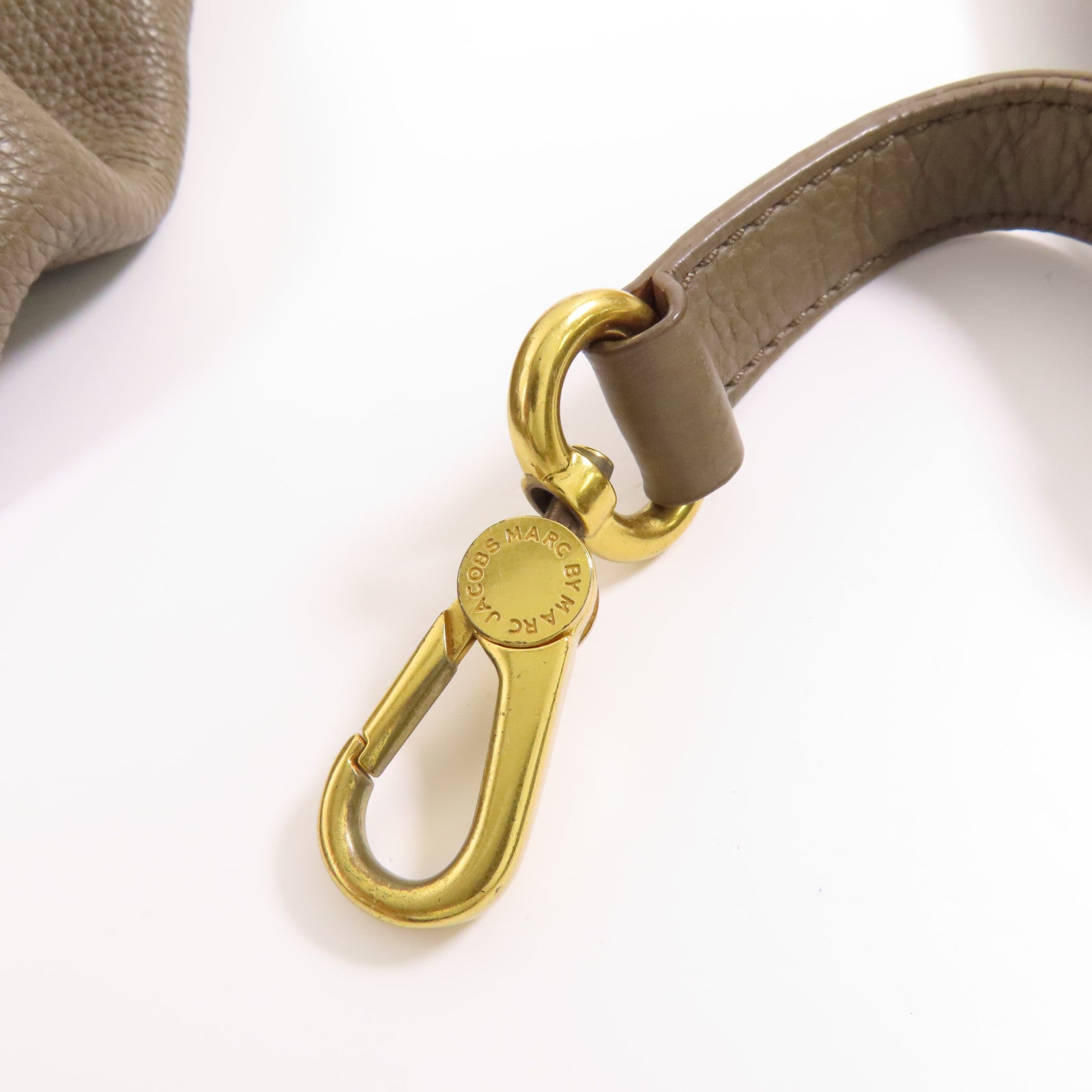 MARC BY MARC JACOBS 【激減優惠】牛皮皮革2 Way Bag金扣手挽肩背兩用袋
