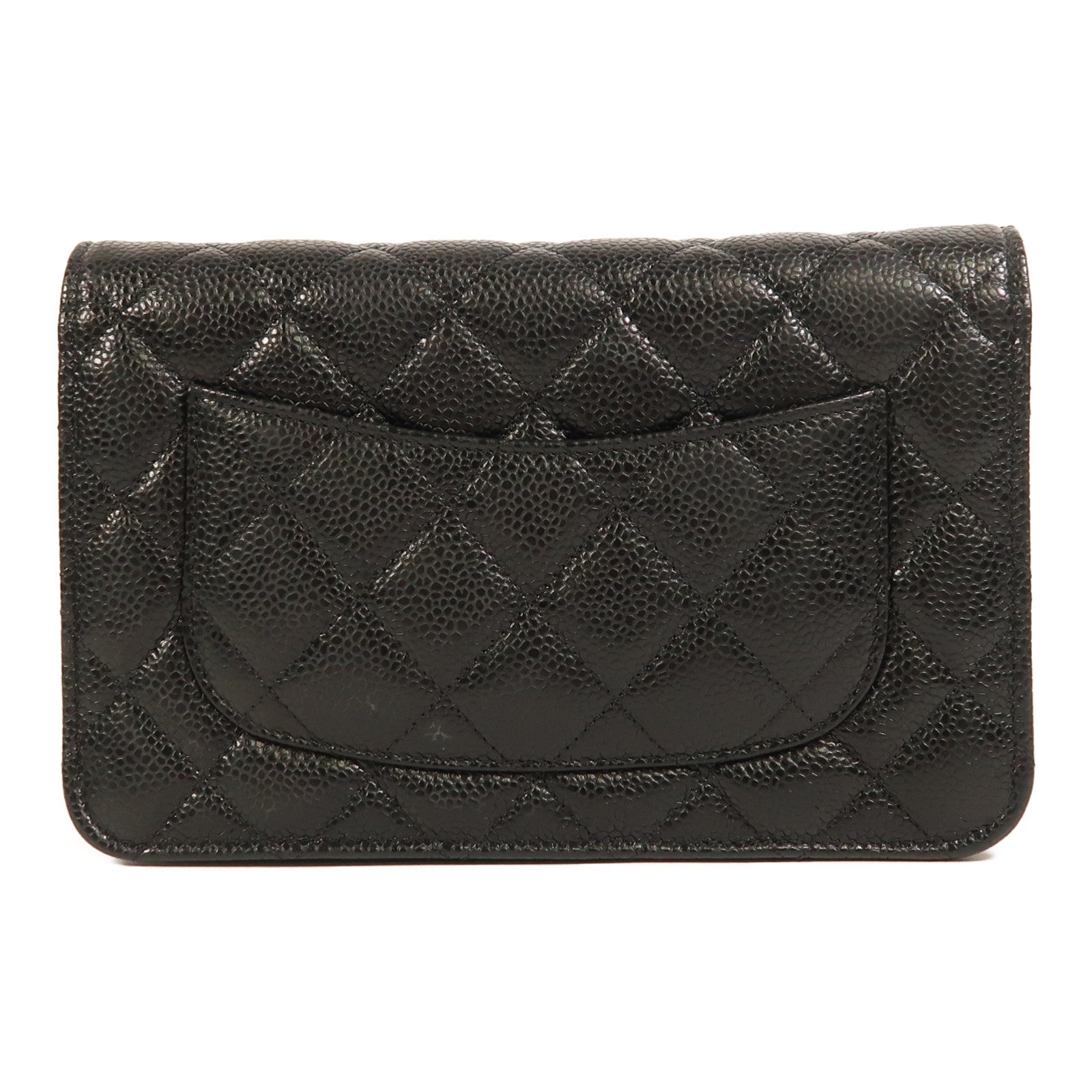 CHANEL 牛皮皮革WOC Wallet On Chain金扣鏈帶肩背袋