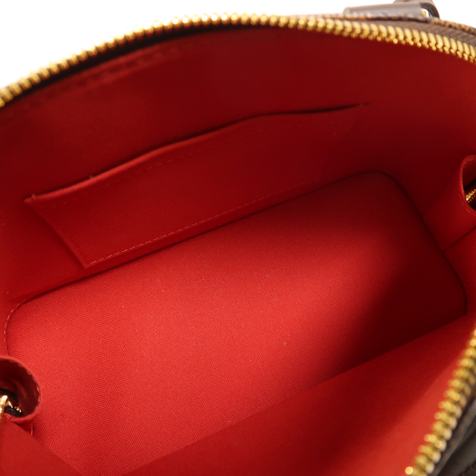 LOUIS VUITTON Damier Alma BB金扣手挽肩背兩用袋棕色