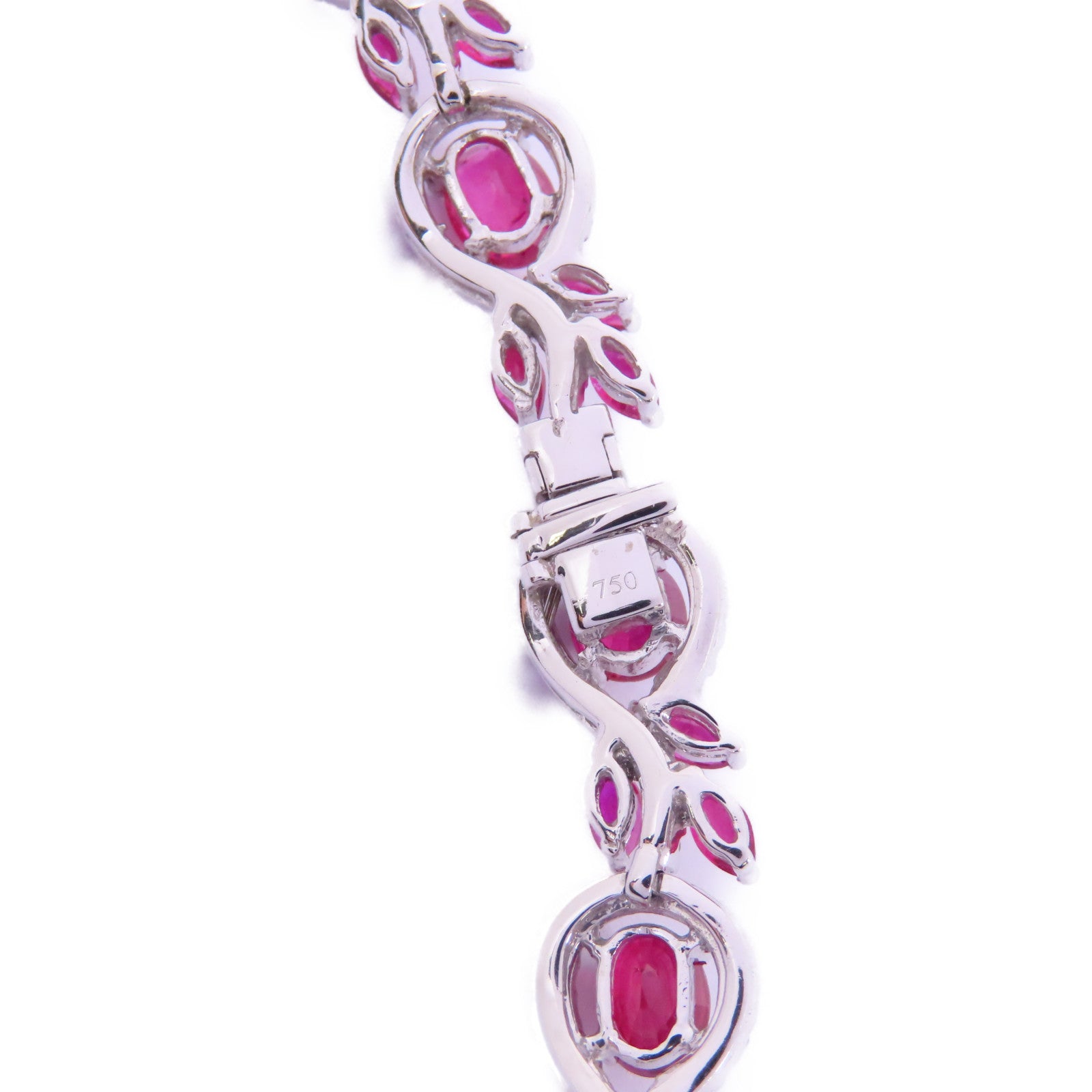 JEWELRY 18K白金Ruby/Diamond Necklace紅寶石/鑽石項鍊