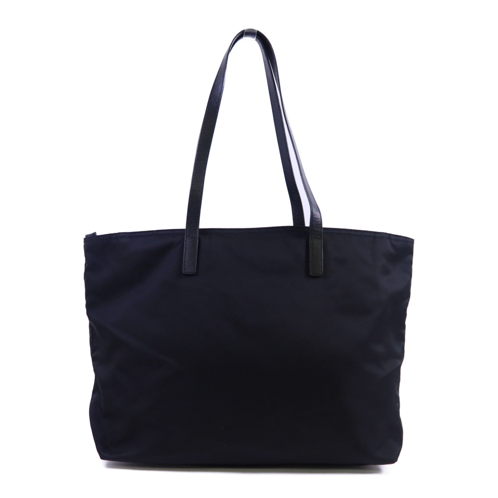 PRADA 尼龍Tote Bag銀扣肩背袋