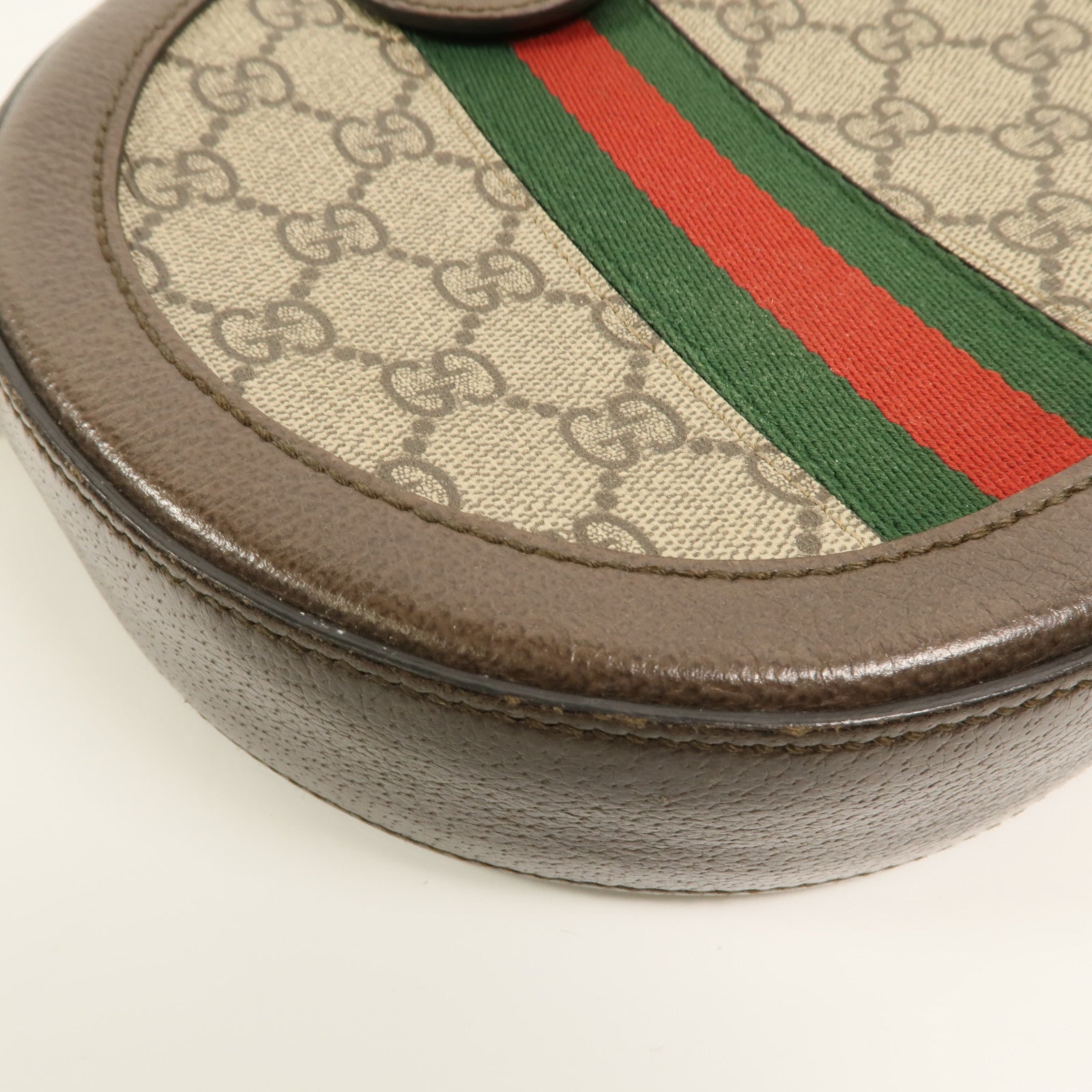 GUCCI 塗層帆布Ophidia鏈帶肩背袋